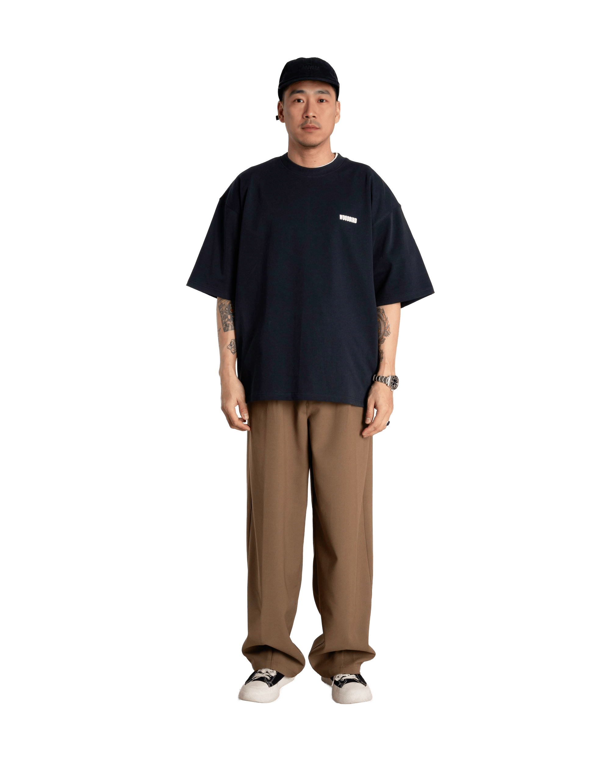 Woodbird WBBeam Hao Tee T-Shirts Black