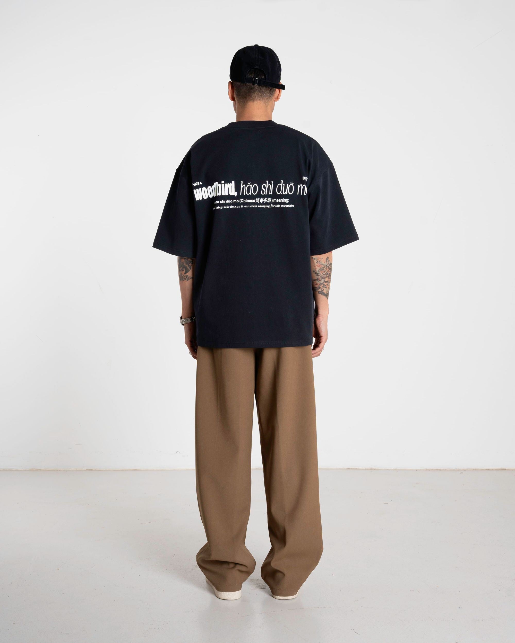 Woodbird WBBeam Hao Tee T-Shirts Black