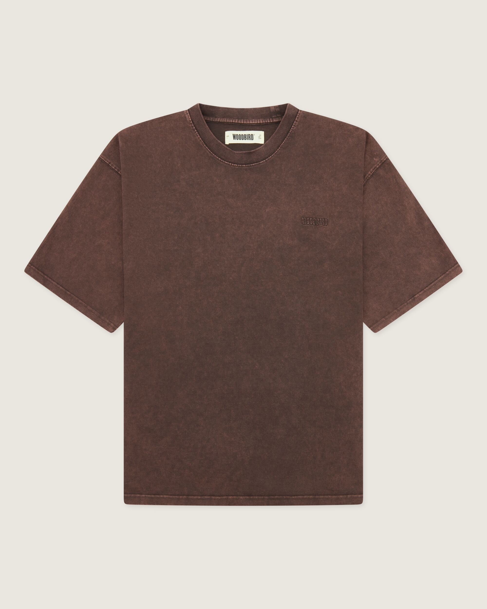 Woodbird WBBeam Home Tee T-Shirts Brown