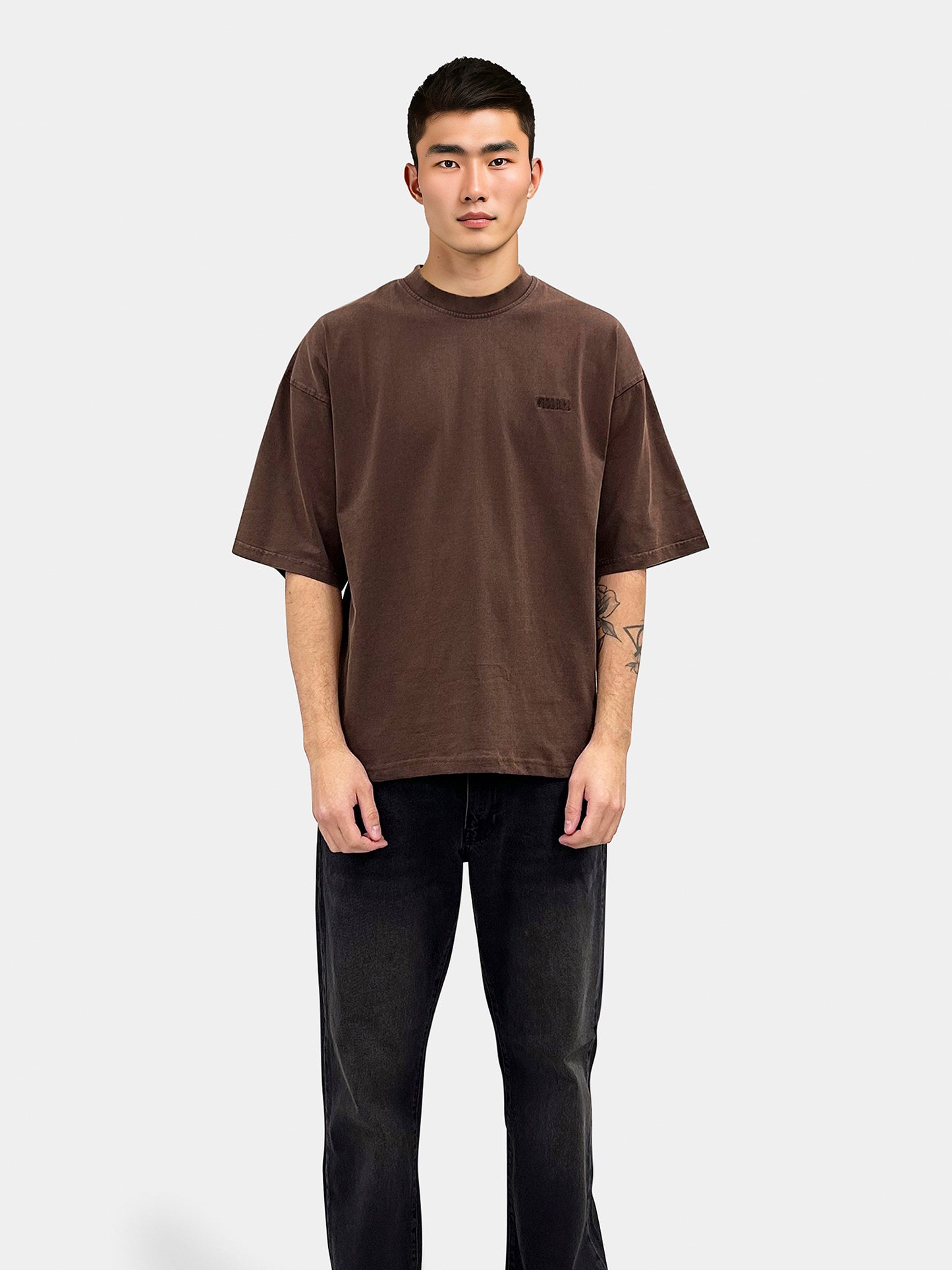 Woodbird WBBeam Home Tee T-Shirts Brown