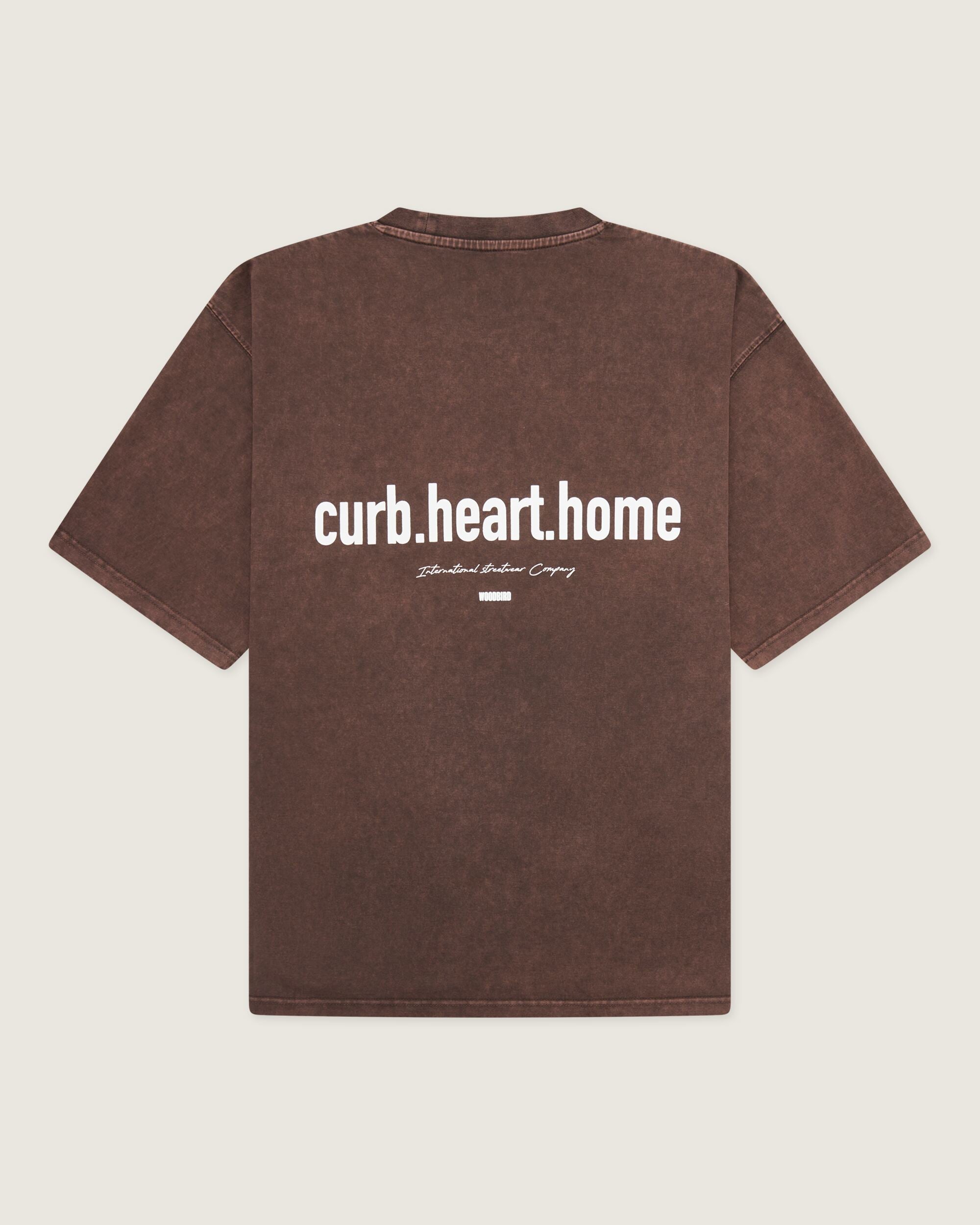 Woodbird WBBeam Home Tee T-Shirts Brown