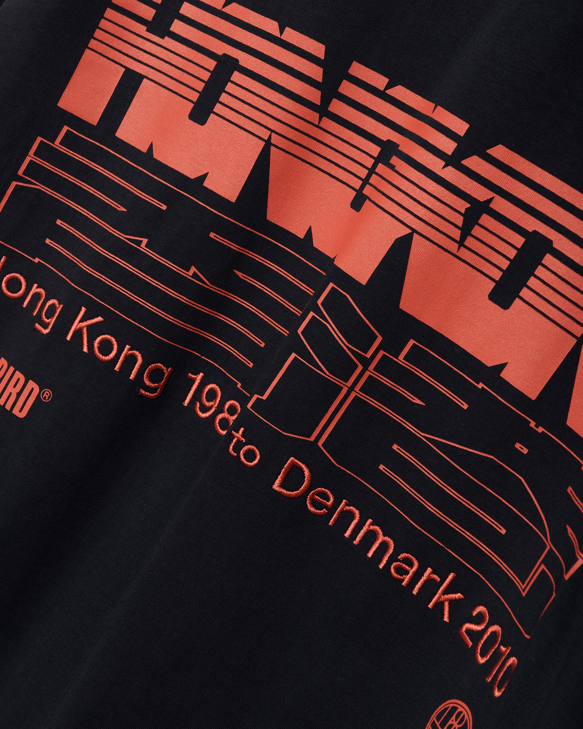 Woodbird WBBeam LS Retro Tee T-Shirts Dark Navy