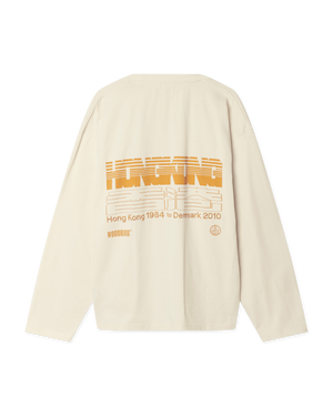 Woodbird WBBeam LS Retro Tee T-Shirts Off White