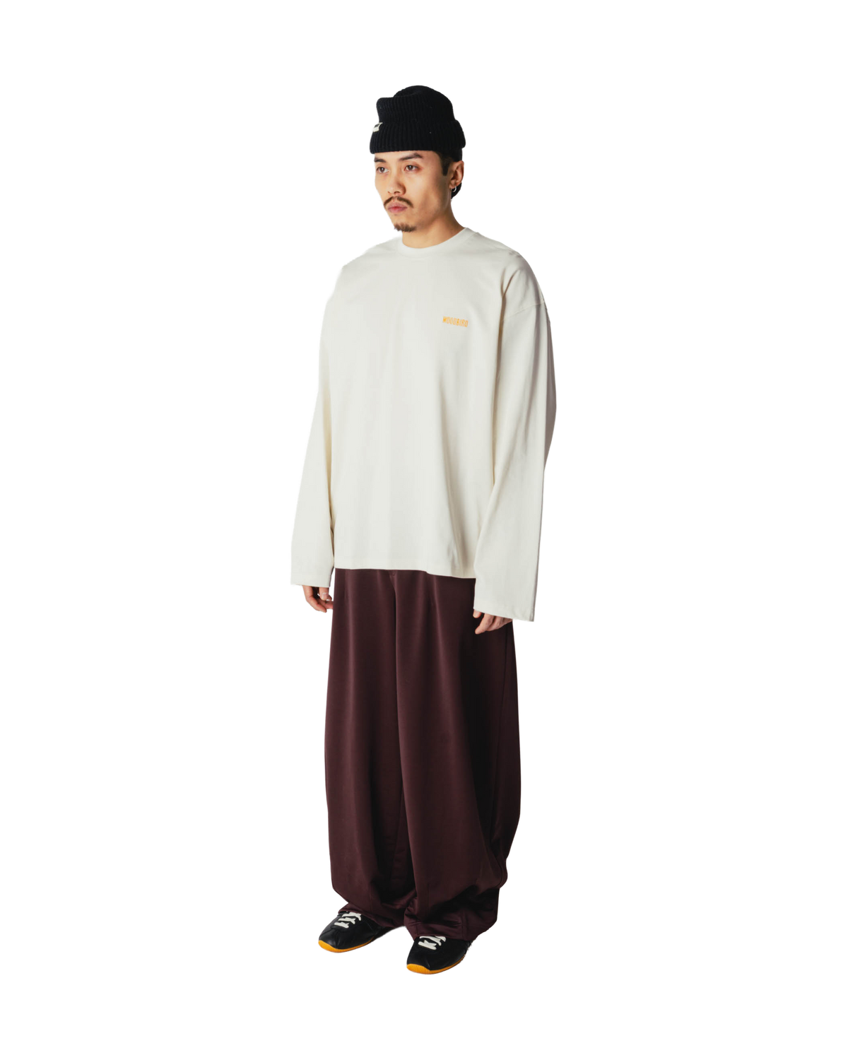Woodbird WBBeam LS Retro Tee T-Shirts Off White