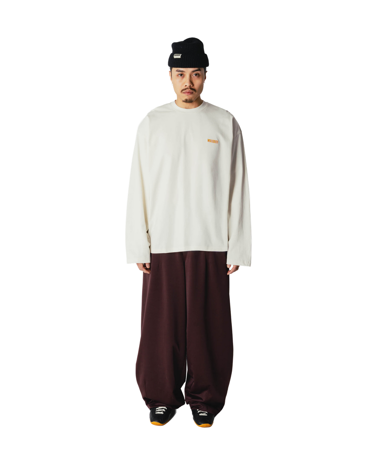 Woodbird WBBeam LS Retro Tee T-Shirts Off White