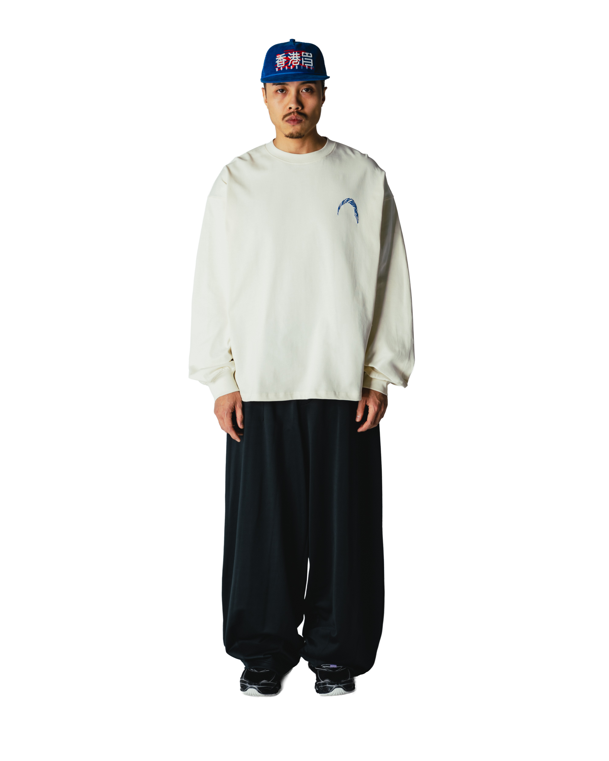 Woodbird WBBeam LS Warp Tee T-Shirts Off White