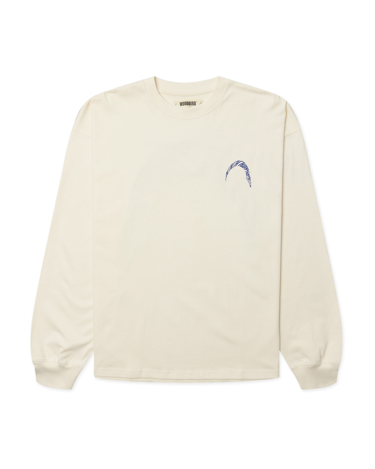 Woodbird WBBeam LS Warp Tee T-Shirts Off White