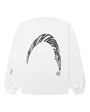 Woodbird WBBeam LS Warp Tee T-Shirts White