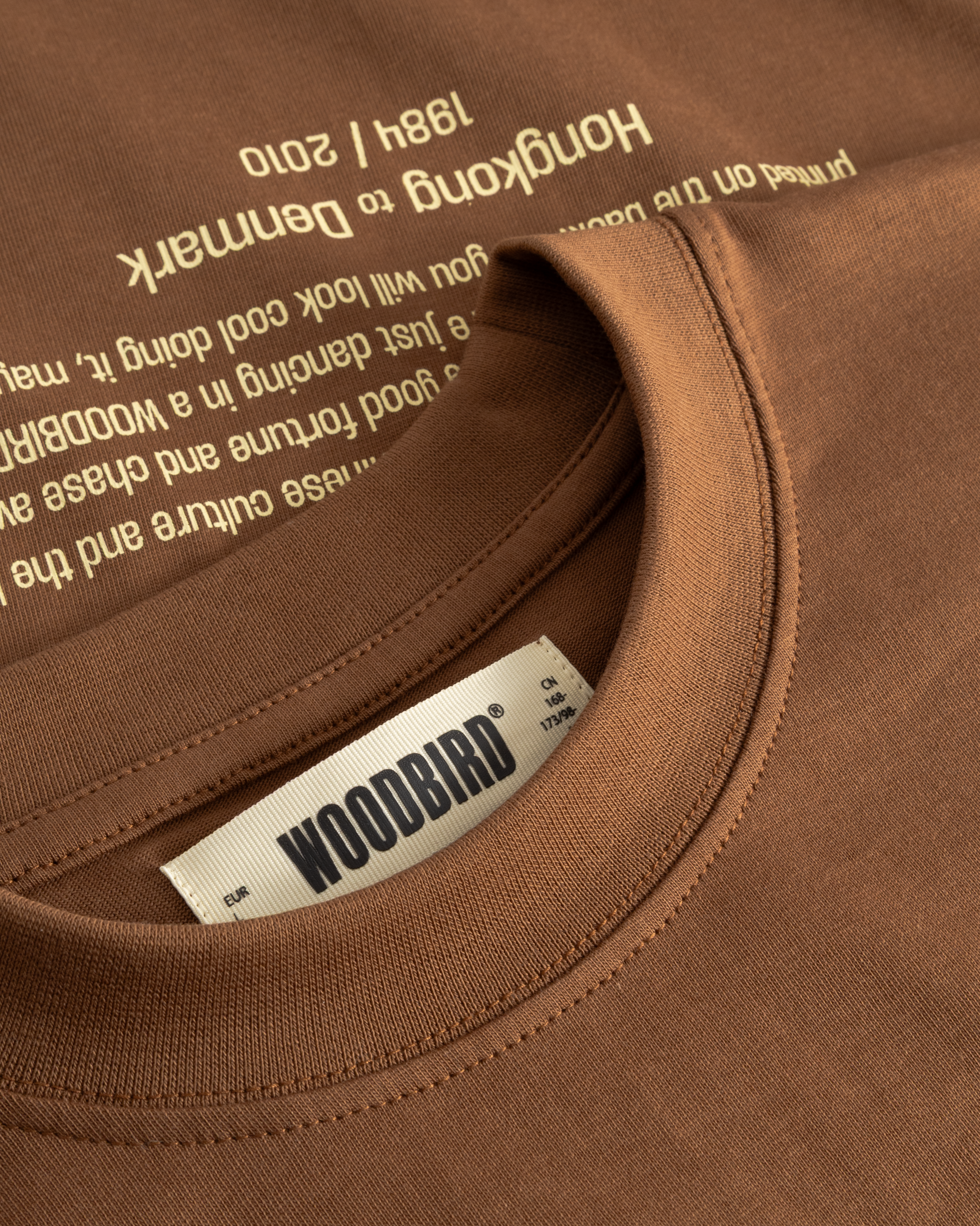 Woodbird WBBeam Lion Tee T-Shirts Mid Brown