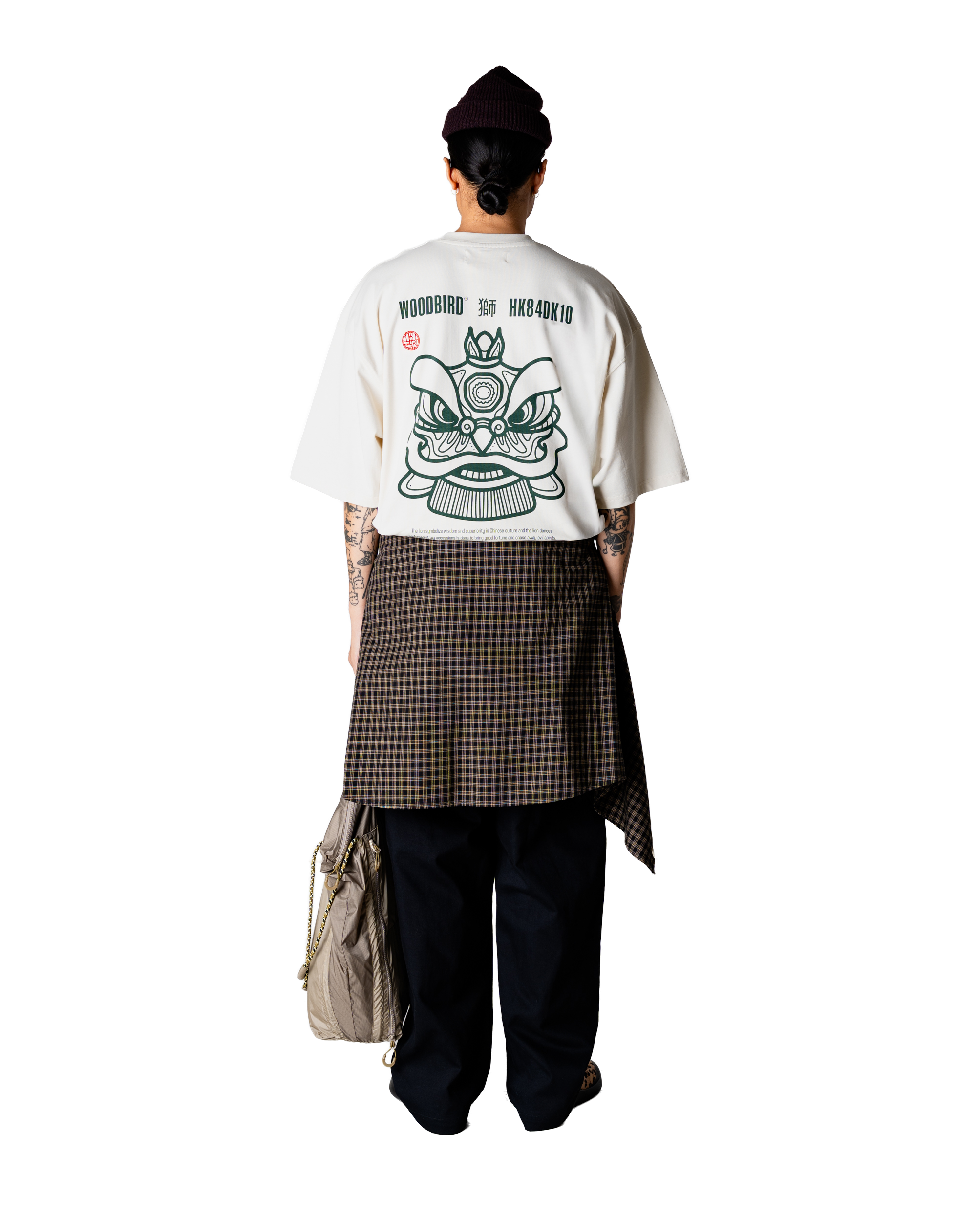 Woodbird WBBeam Lion Tee T-Shirts Off White