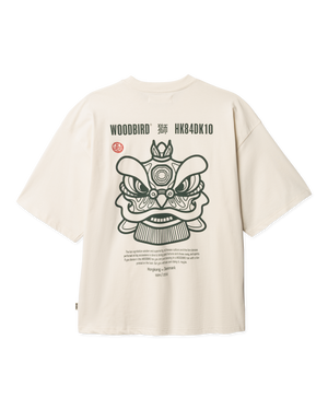 Woodbird WBBeam Lion Tee T-Shirts Off White