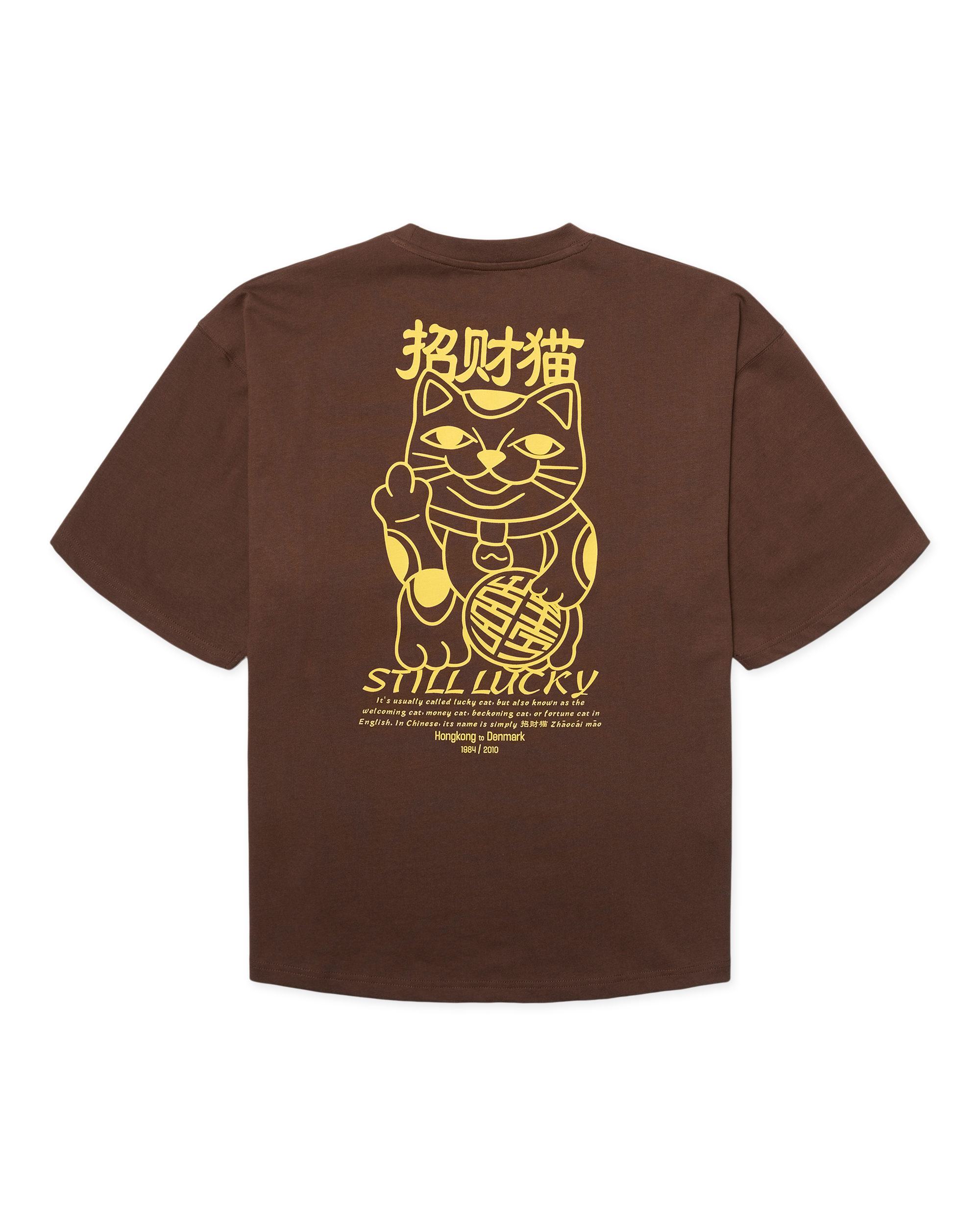Woodbird WBBeam Lucky Tee T-Shirts Dark Brown