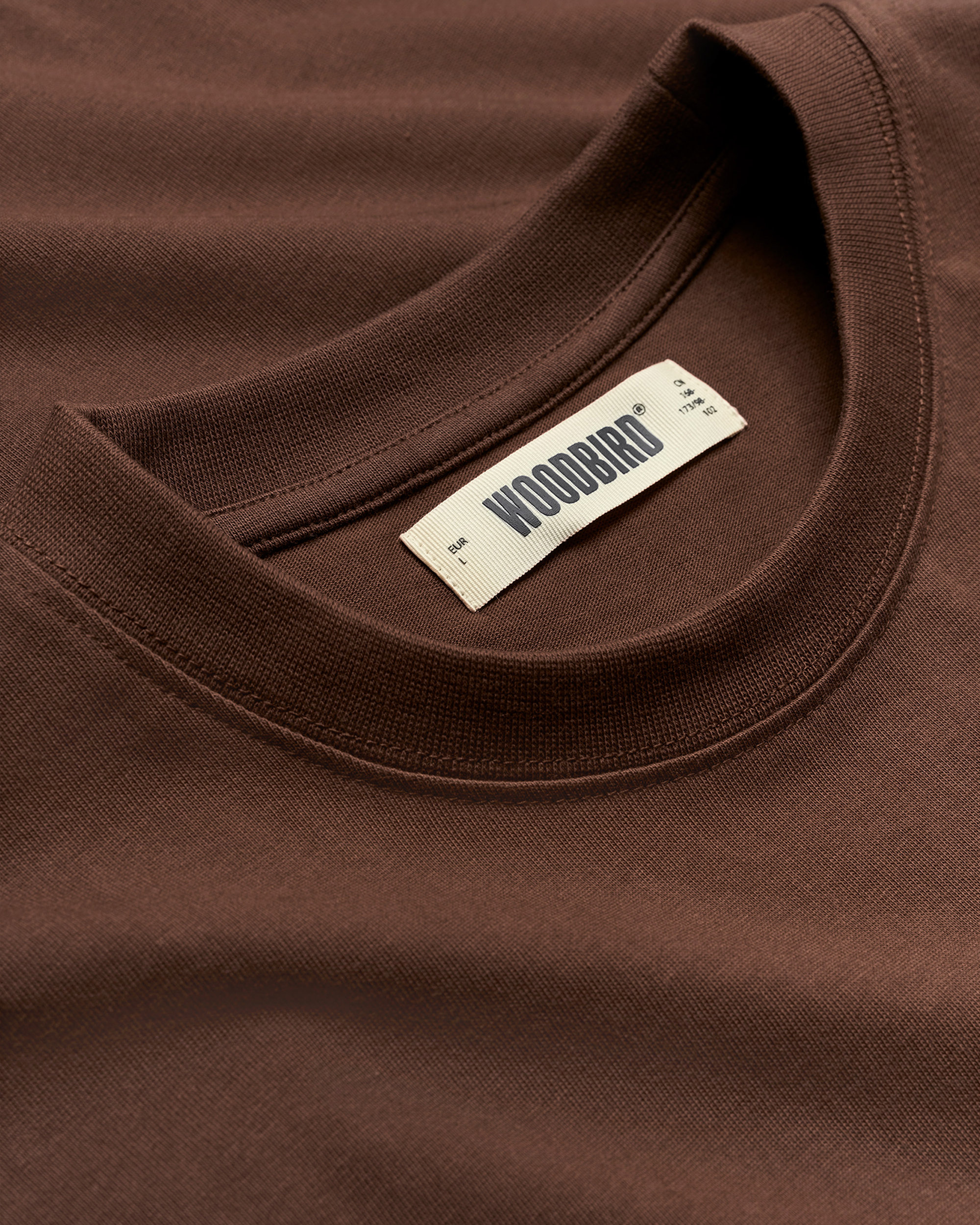Woodbird WBBeam Lucky Tee T-Shirts Dark Brown