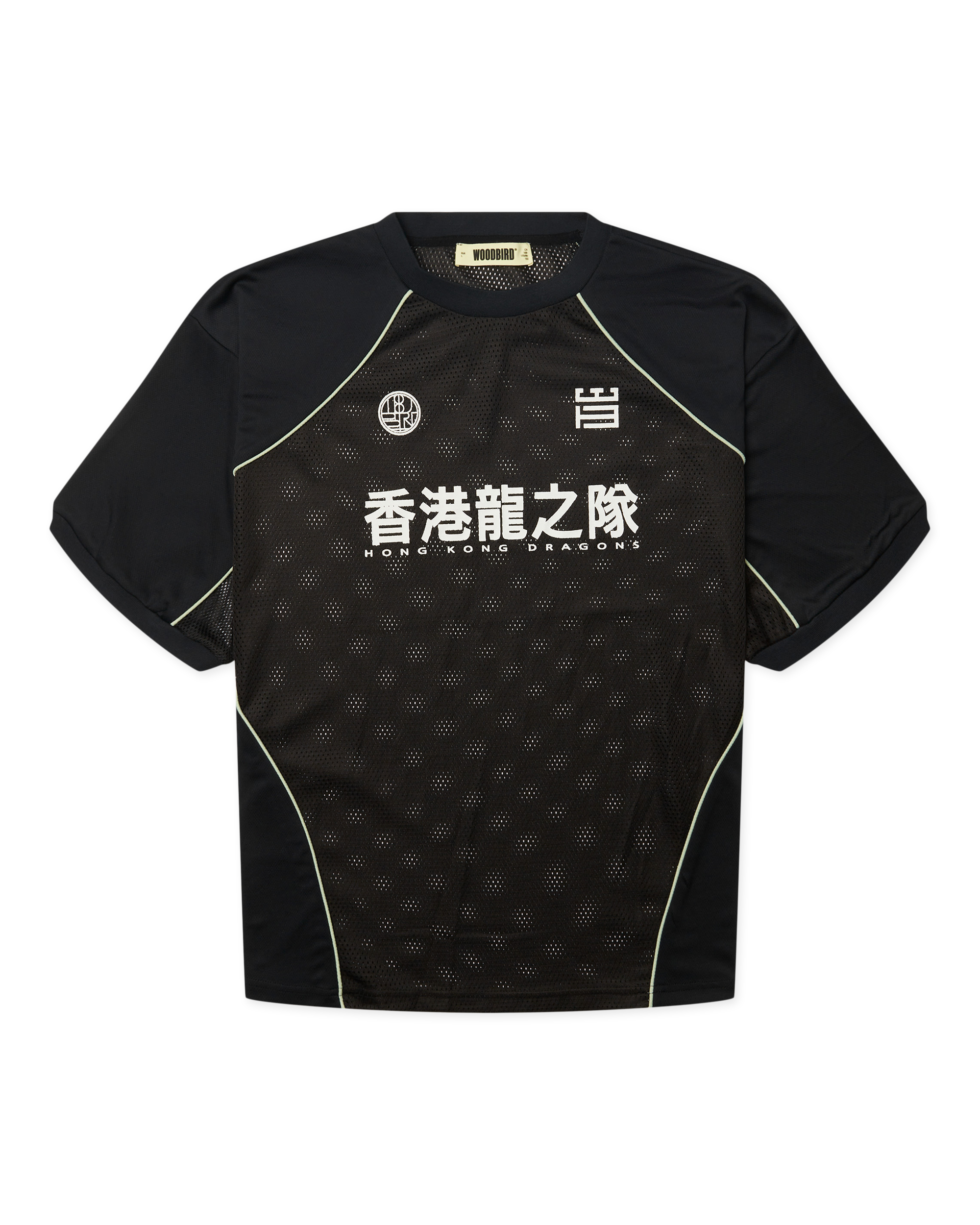 Woodbird WBBeam Mesh Cut Tee T-Shirts Black
