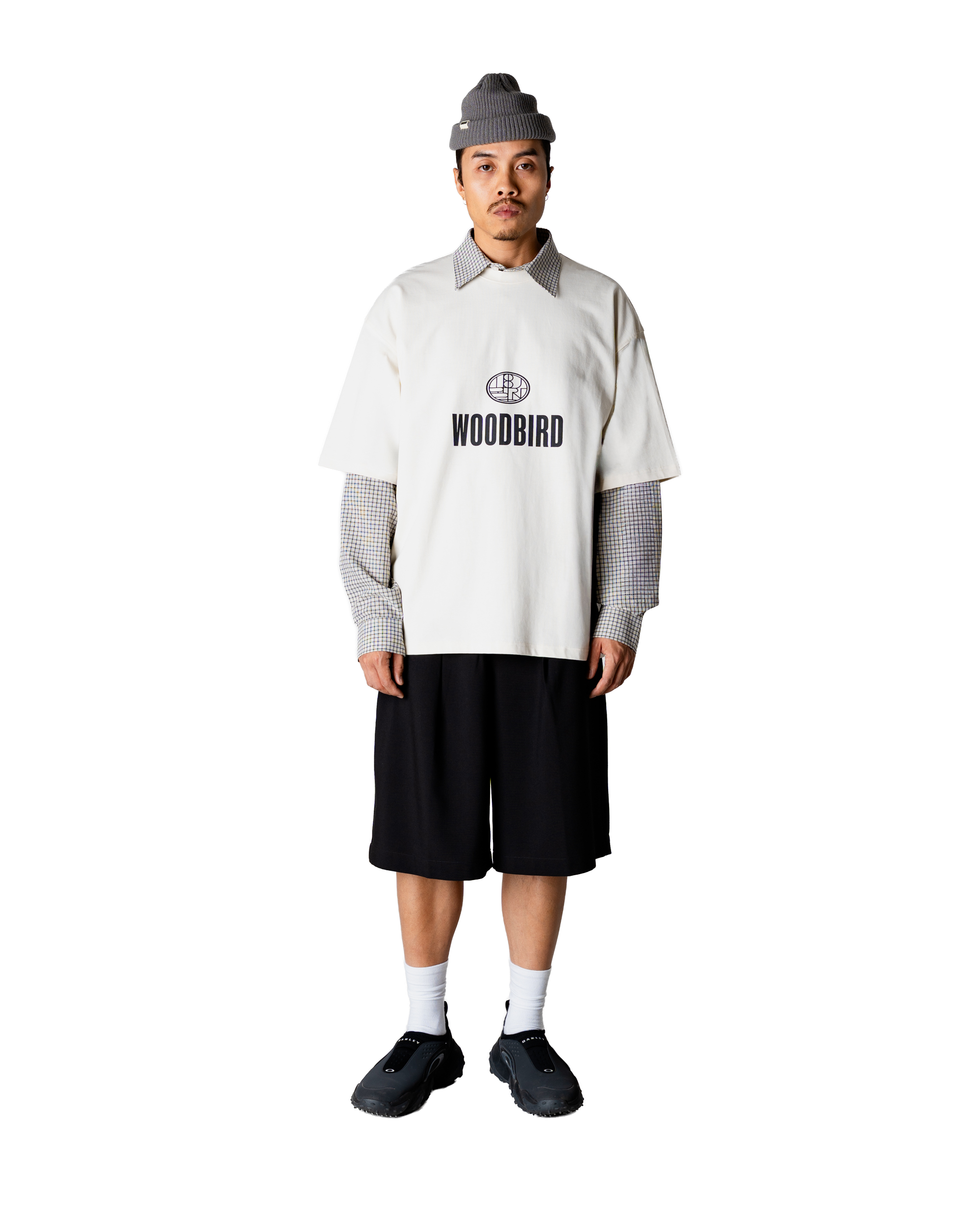 Woodbird WBBeam Nine Tee T-Shirts Off White