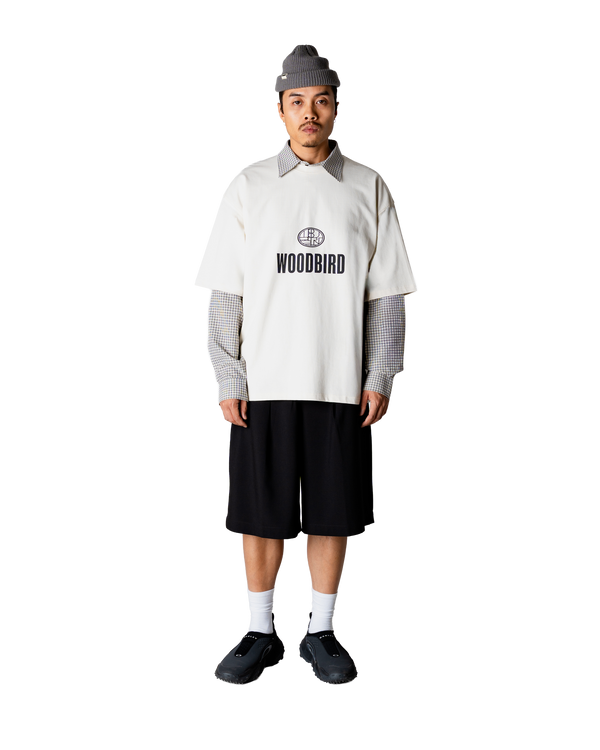 Woodbird WBBeam Nine Tee T-Shirts Off White