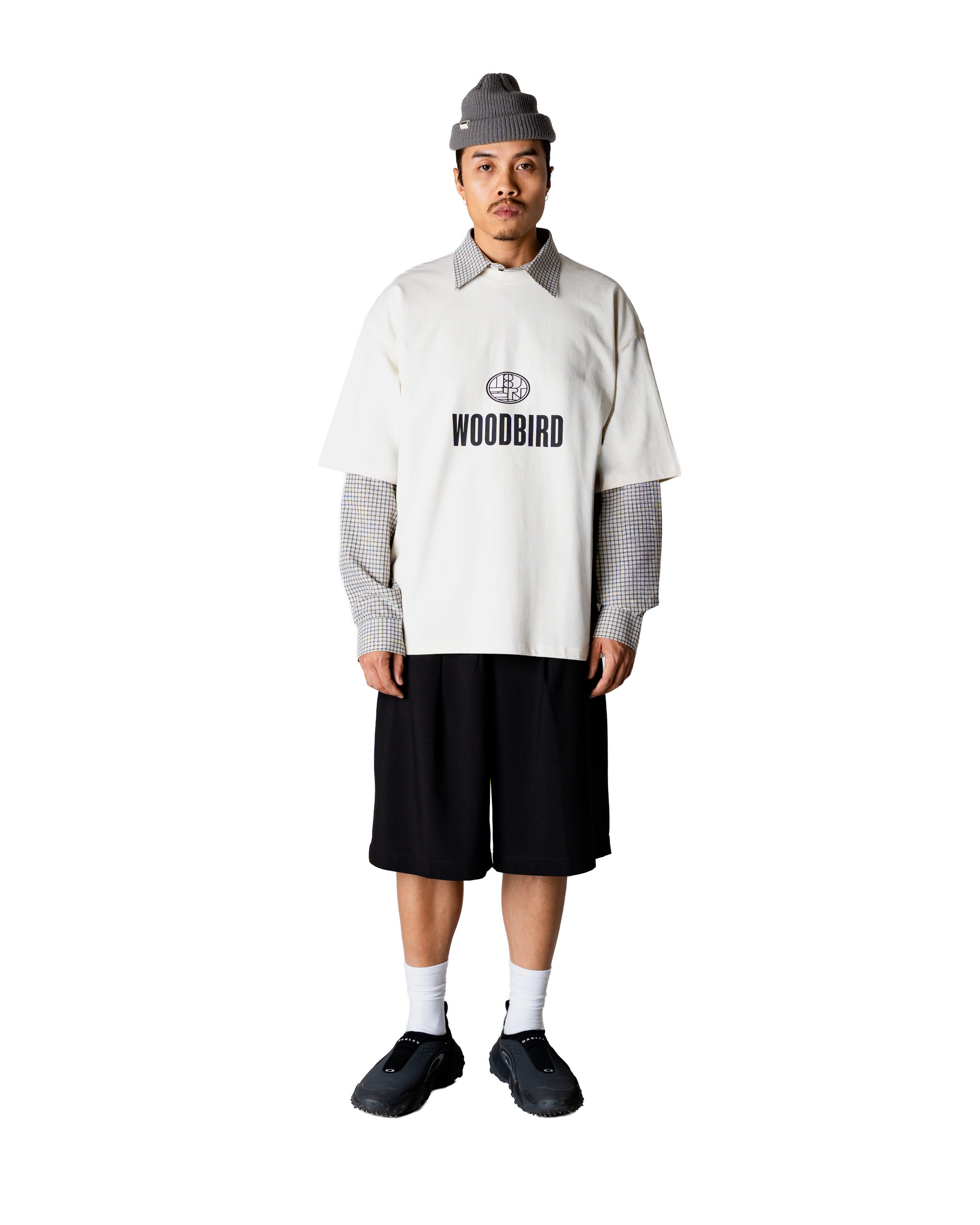 Woodbird WBBeam Nine Tee T-Shirts Off White