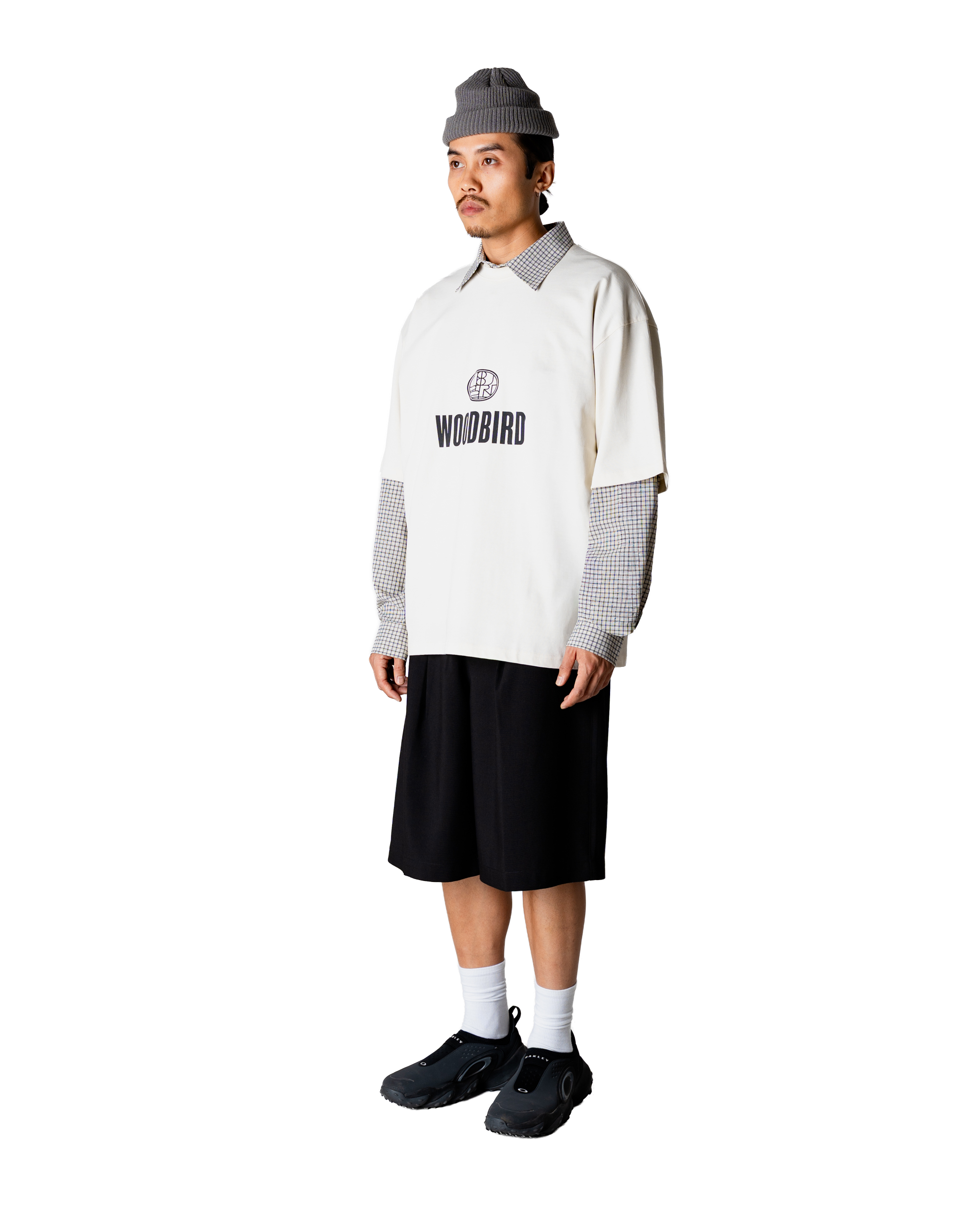 Woodbird WBBeam Nine Tee T-Shirts Off White