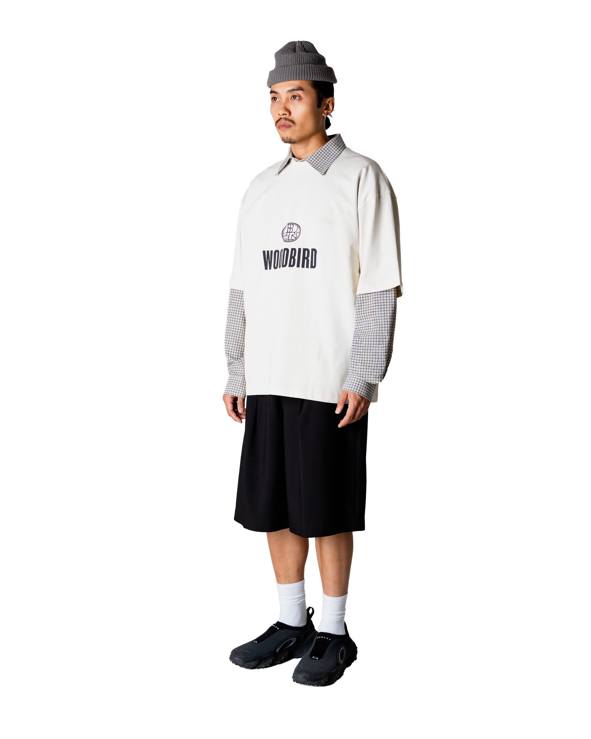 Woodbird WBBeam Nine Tee T-Shirts Off White