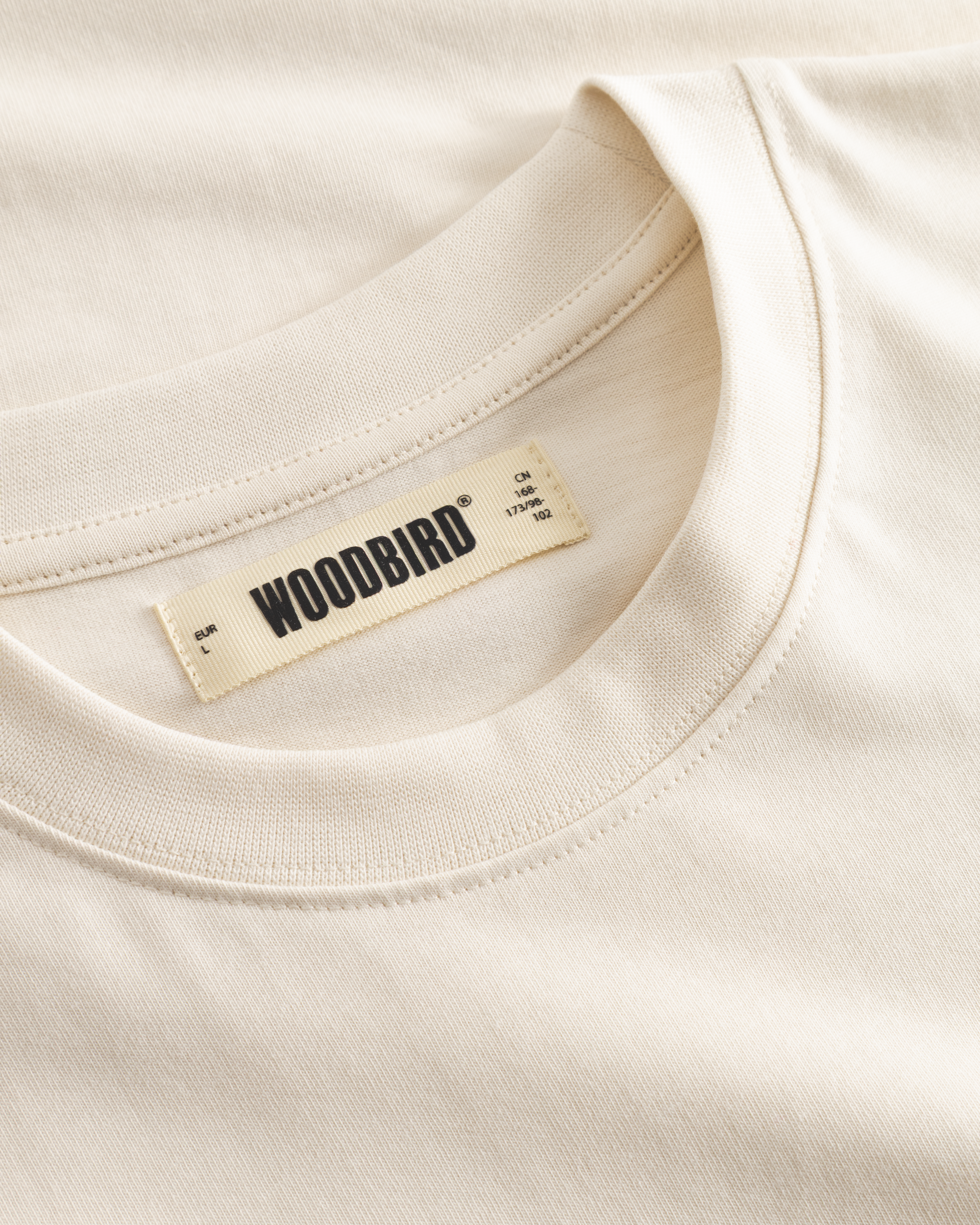 Woodbird WBBeam Nine Tee T-Shirts Off White