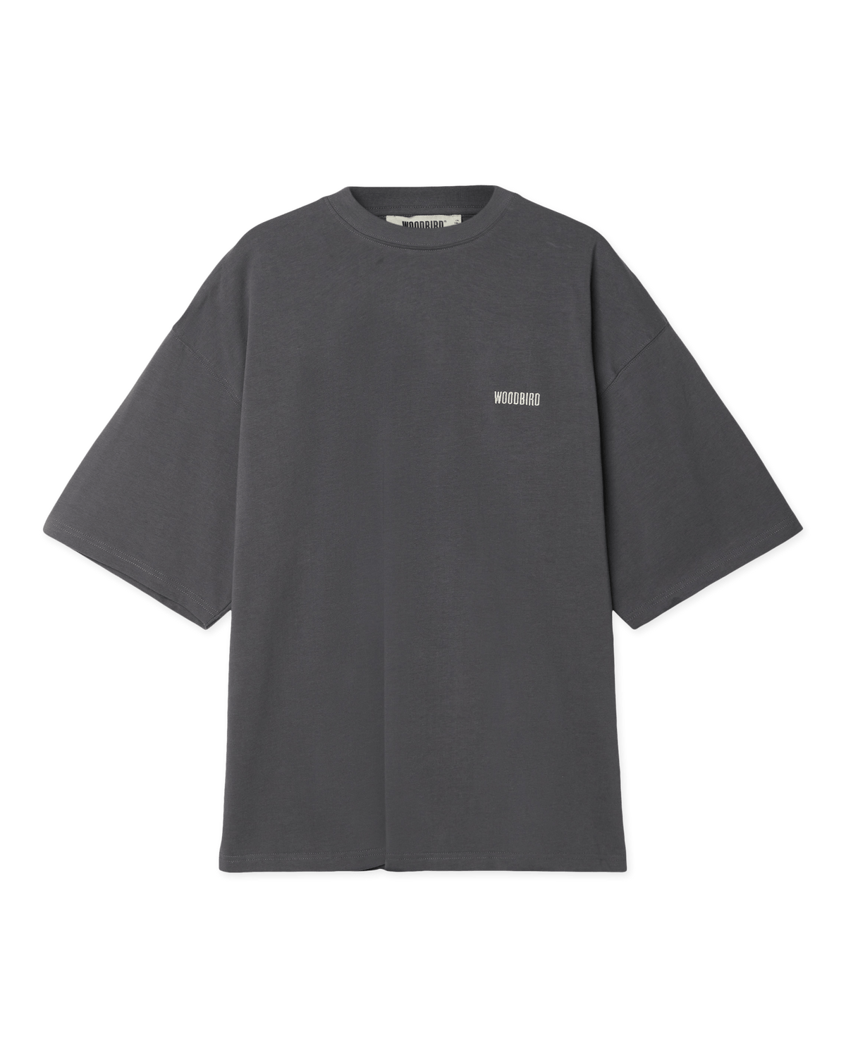 Woodbird WBBeam Retro Tee T-Shirts Slate Blue