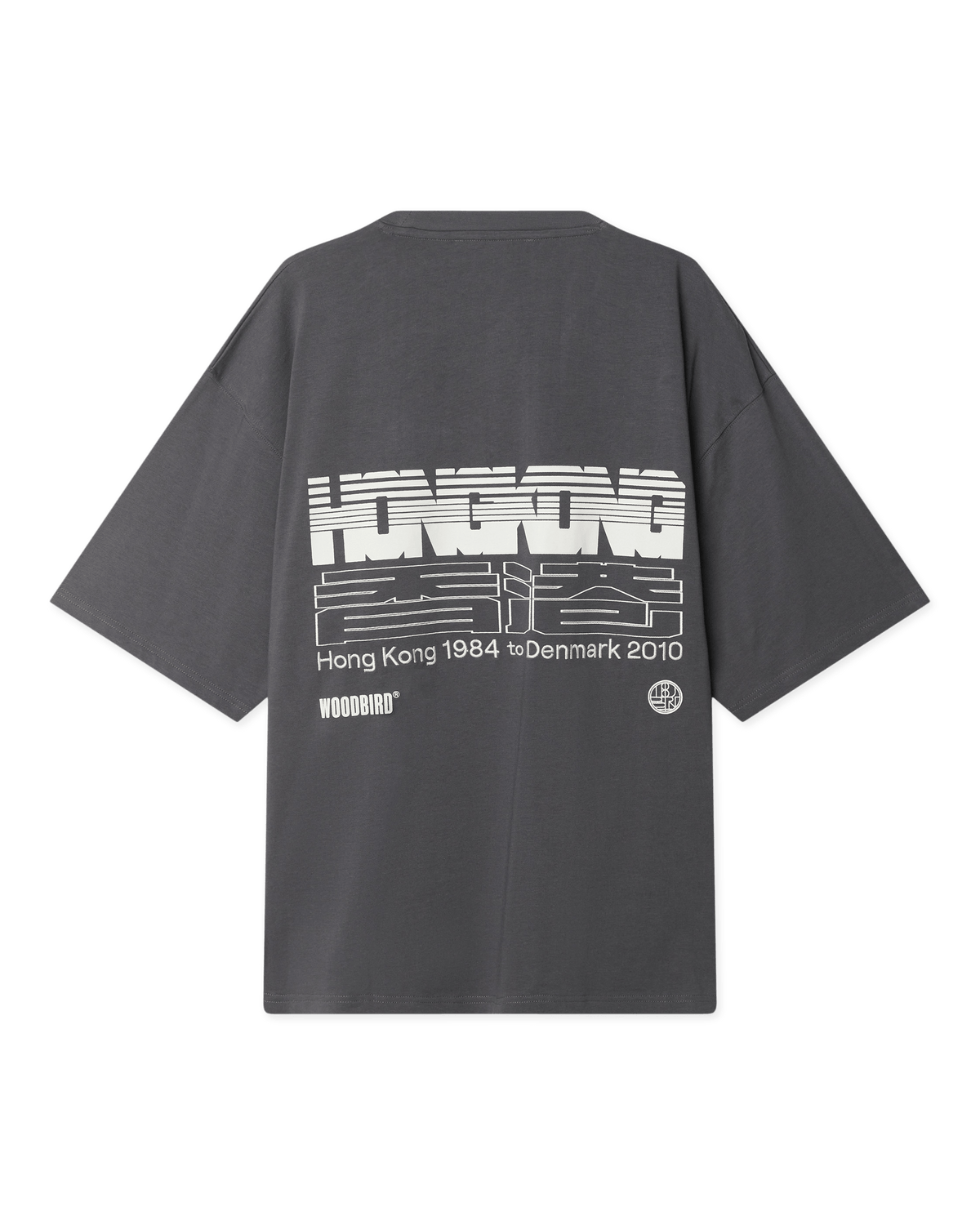 Woodbird WBBeam Retro Tee T-Shirts Slate Blue
