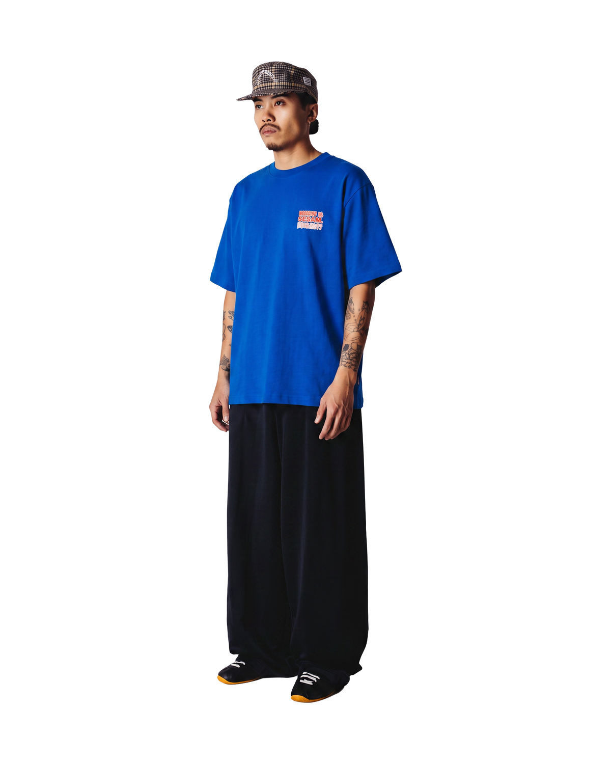 Woodbird WBBeam Sesam tee T-Shirts Cobalt Blue