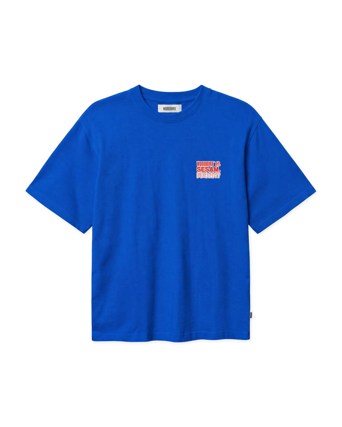 Woodbird WBBeam Sesam tee T-Shirts Cobalt Blue