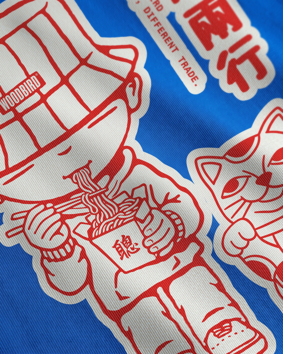 Woodbird WBBeam Sesam tee T-Shirts Cobalt Blue
