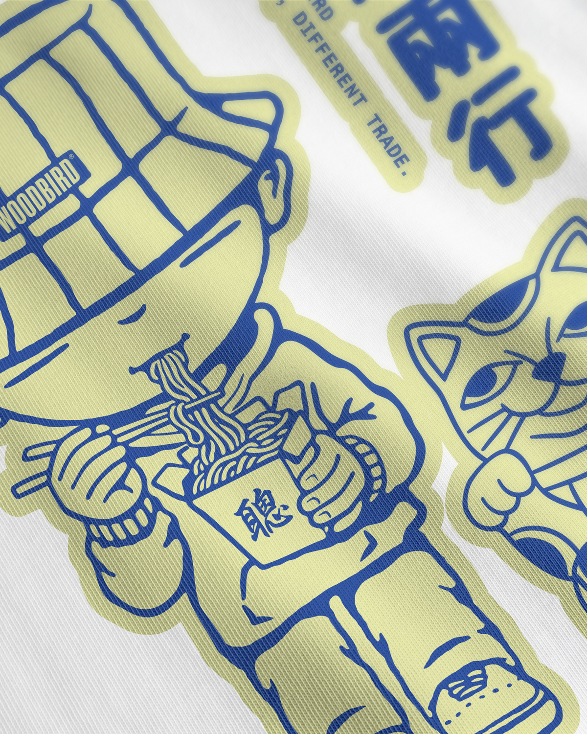 Woodbird WBBeam Sesam tee T-Shirts White