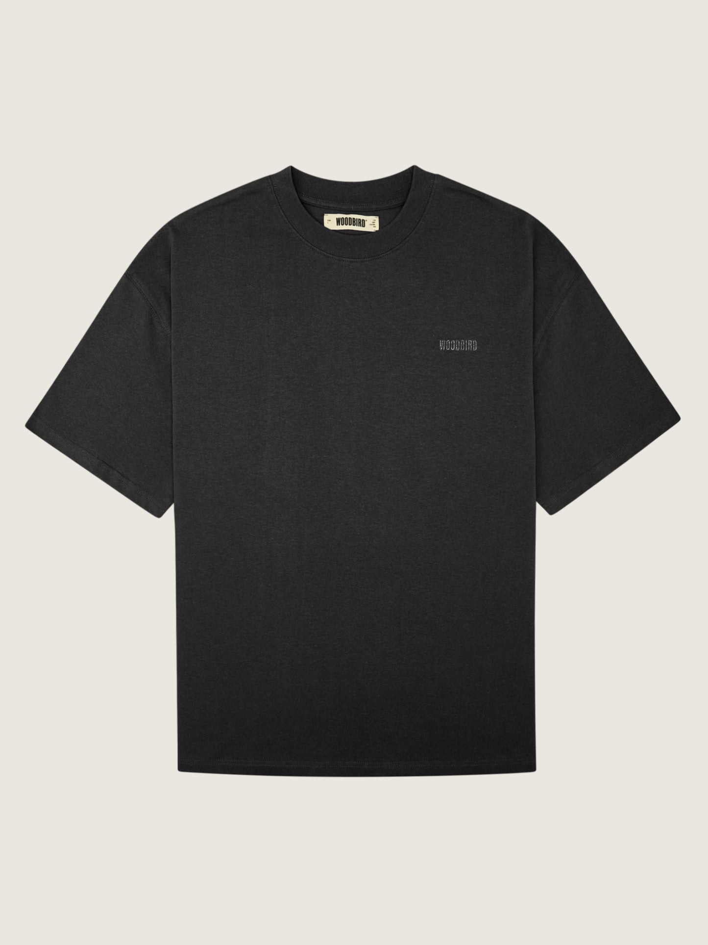 Woodbird WBBeam Solid Home Tee T-Shirts Black