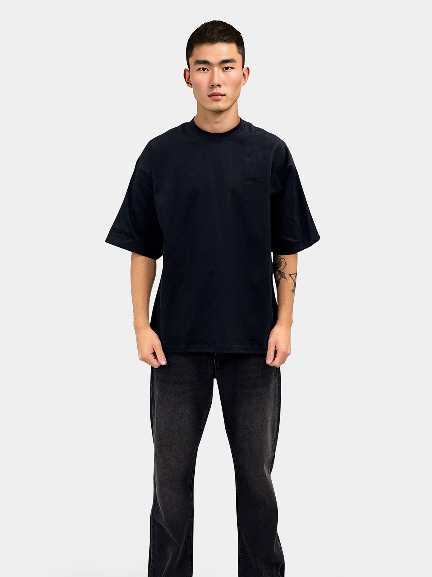 Woodbird WBBeam Solid Home Tee T-Shirts Black