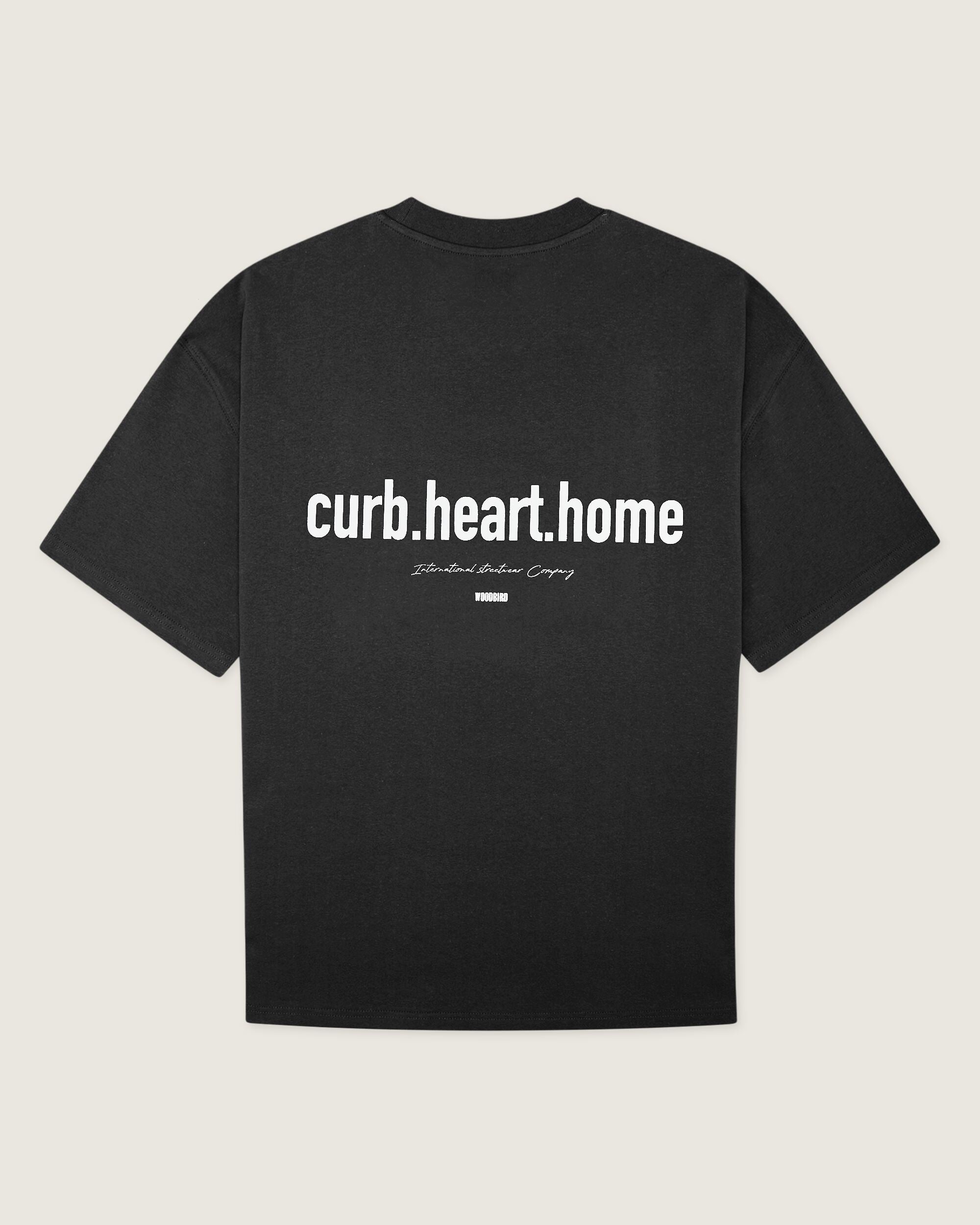Woodbird WBBeam Solid Home Tee T-Shirts Black