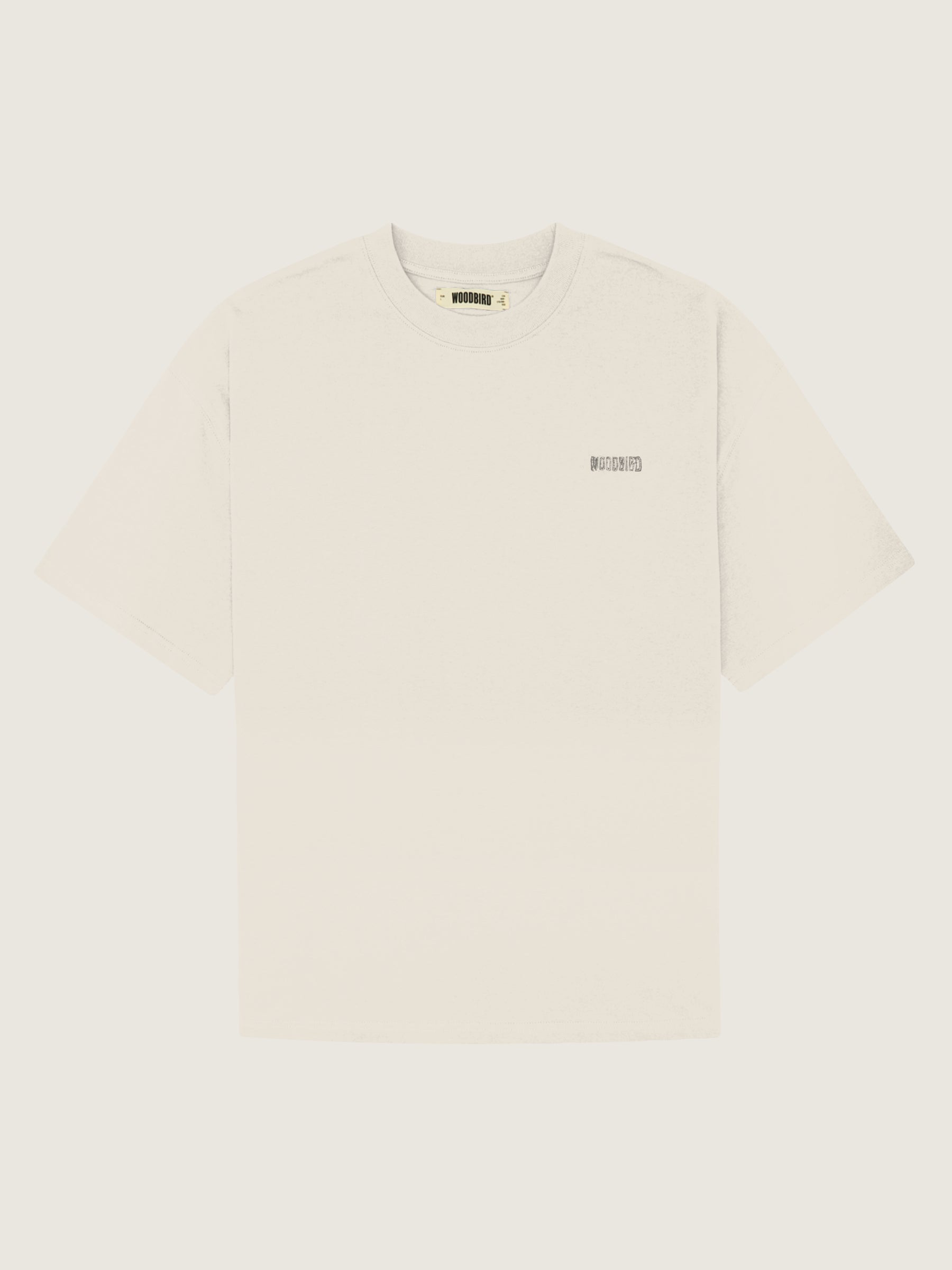Woodbird WBBeam Solid Home Tee T-Shirts Off White