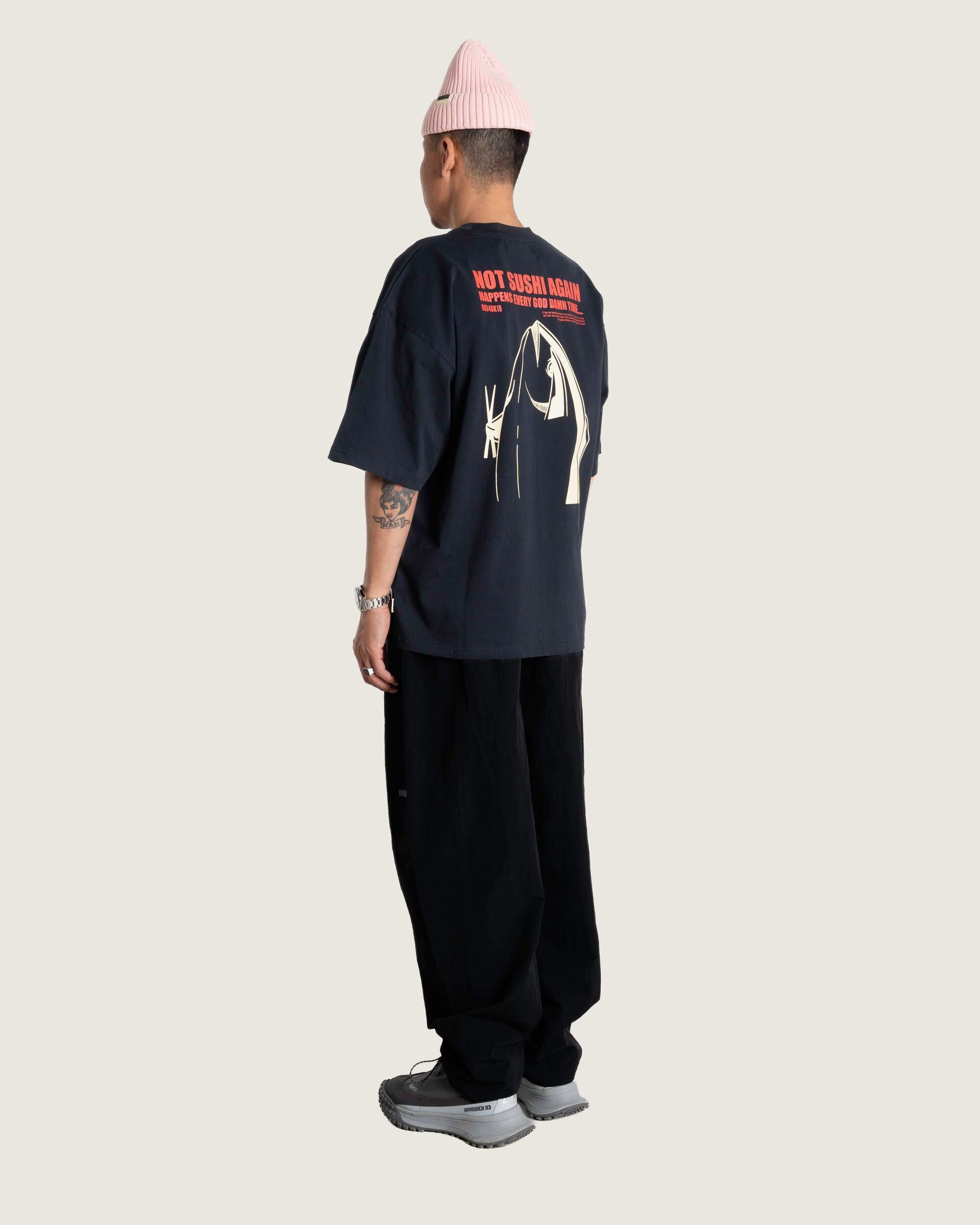 Woodbird WBBeam Sushi Tee T-Shirts Black