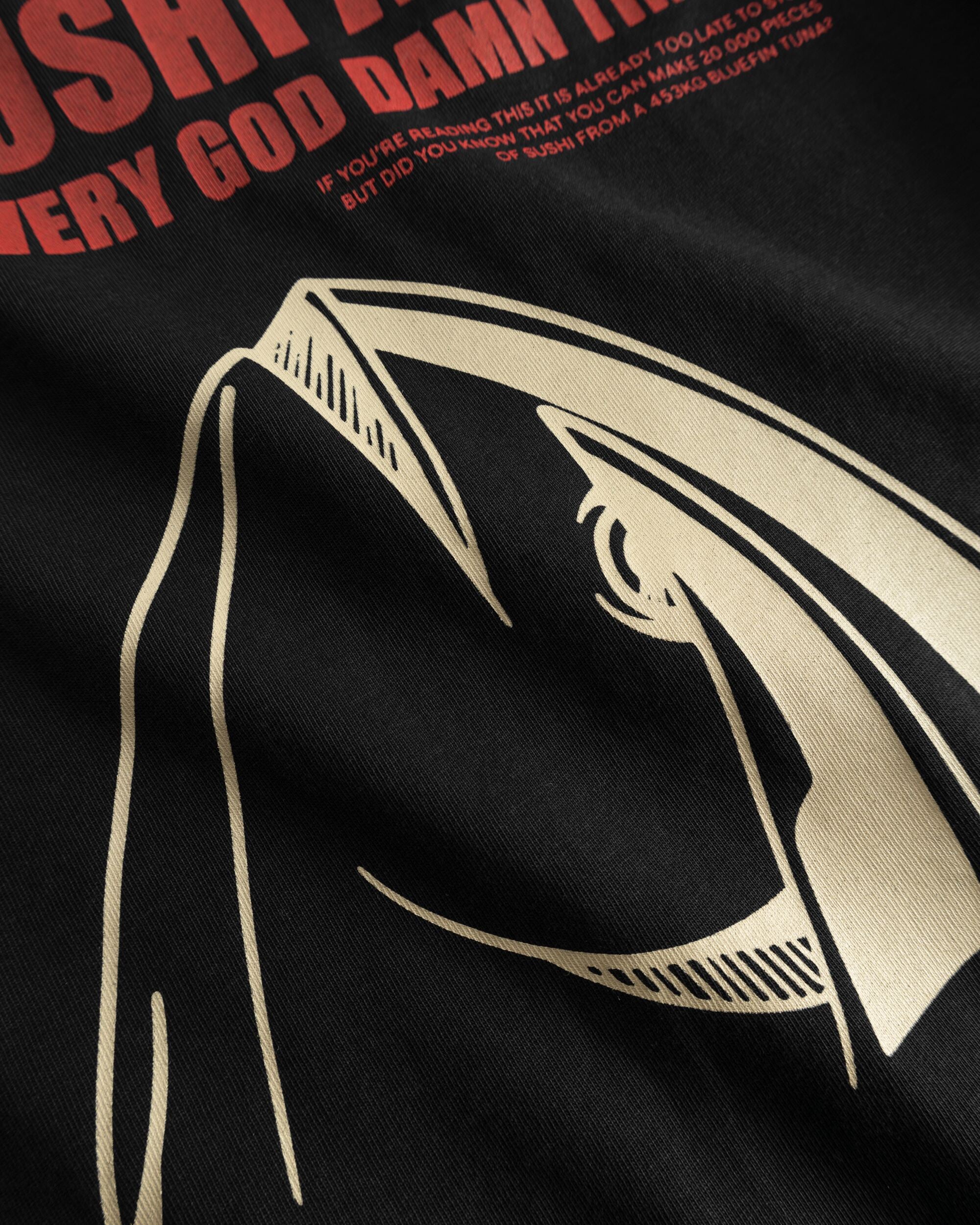 Woodbird WBBeam Sushi Tee T-Shirts Black