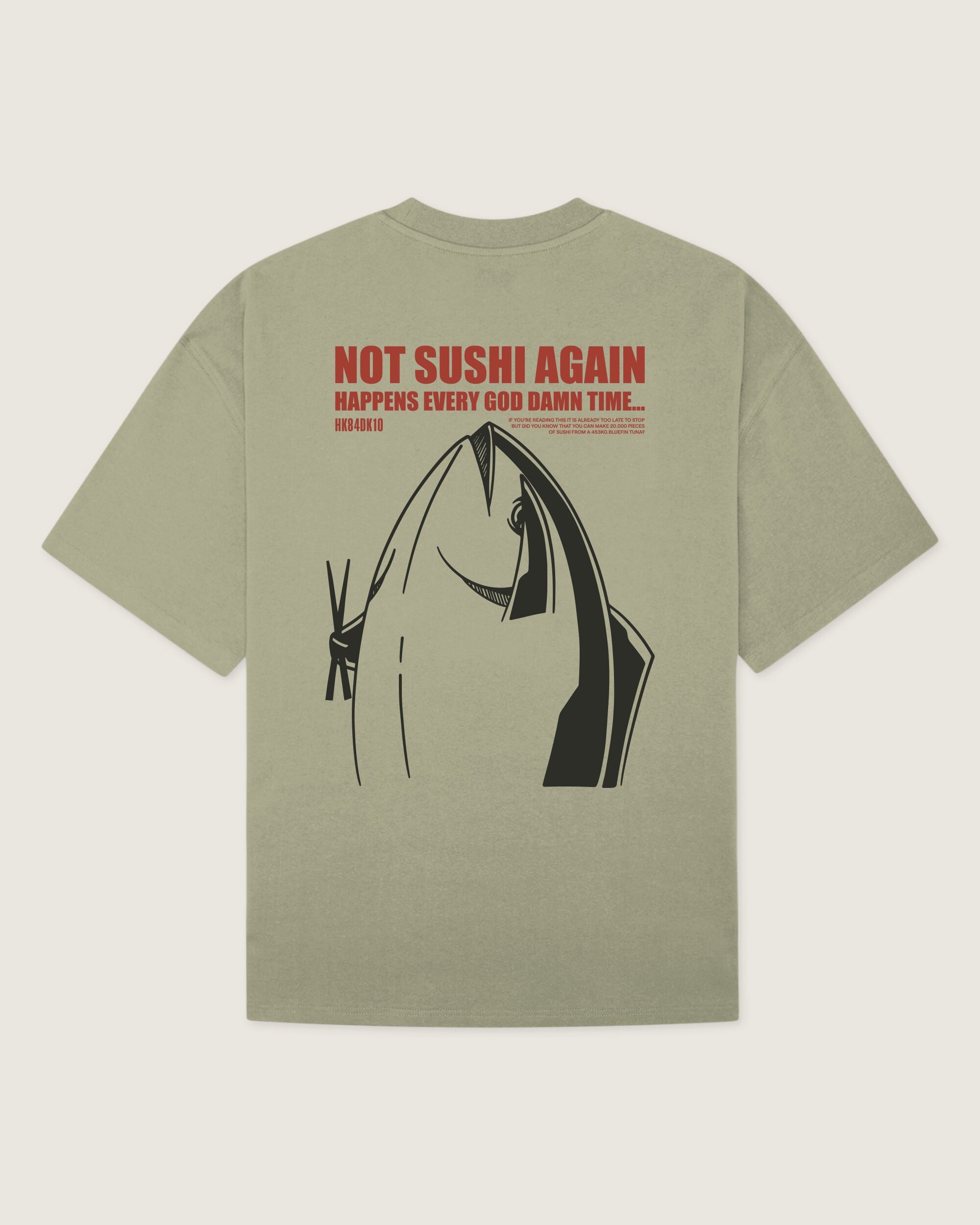Woodbird WBBeam Sushi Tee T-Shirts Stone