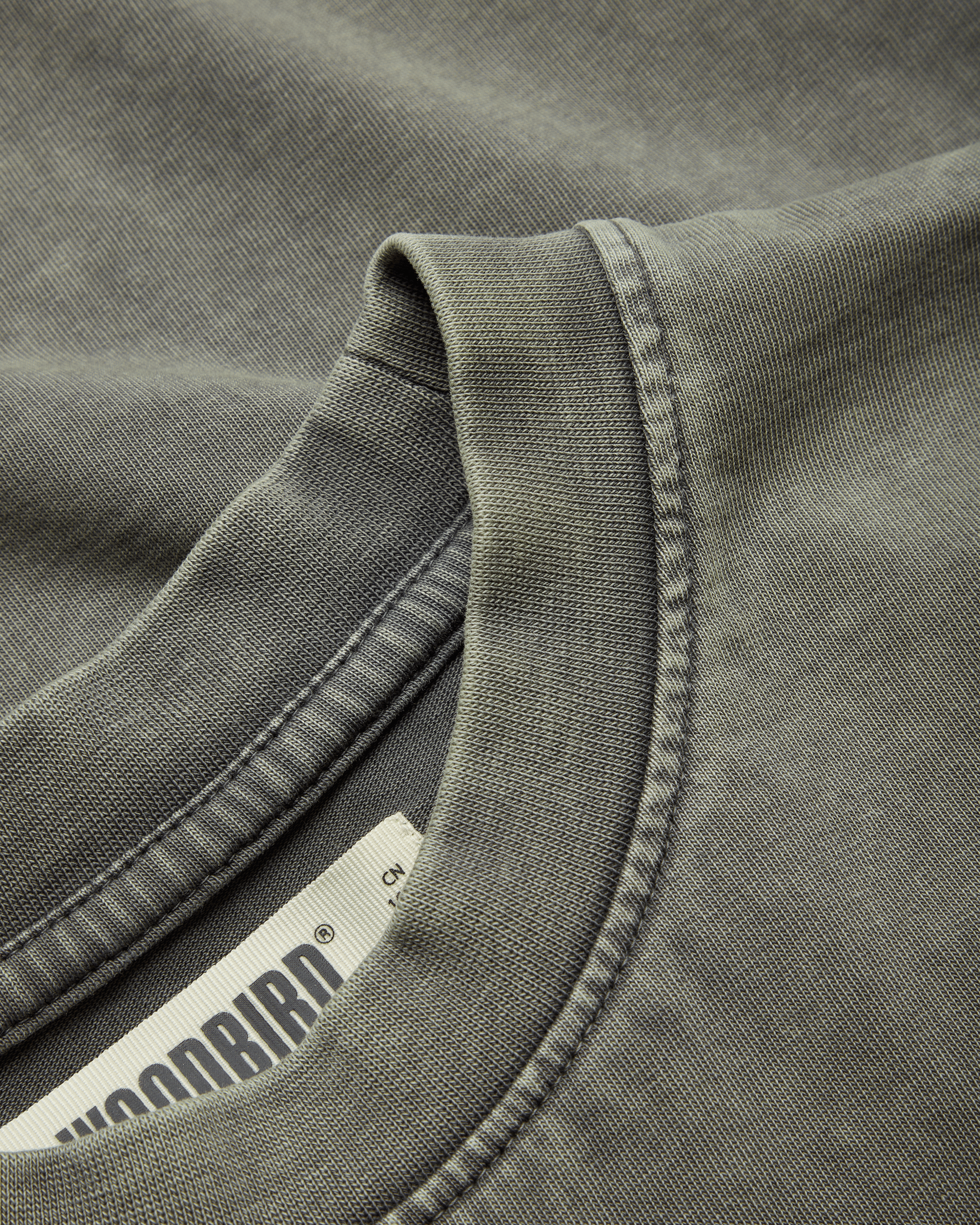 Woodbird WBBeam Tinted Tee T-Shirts Dusty Green
