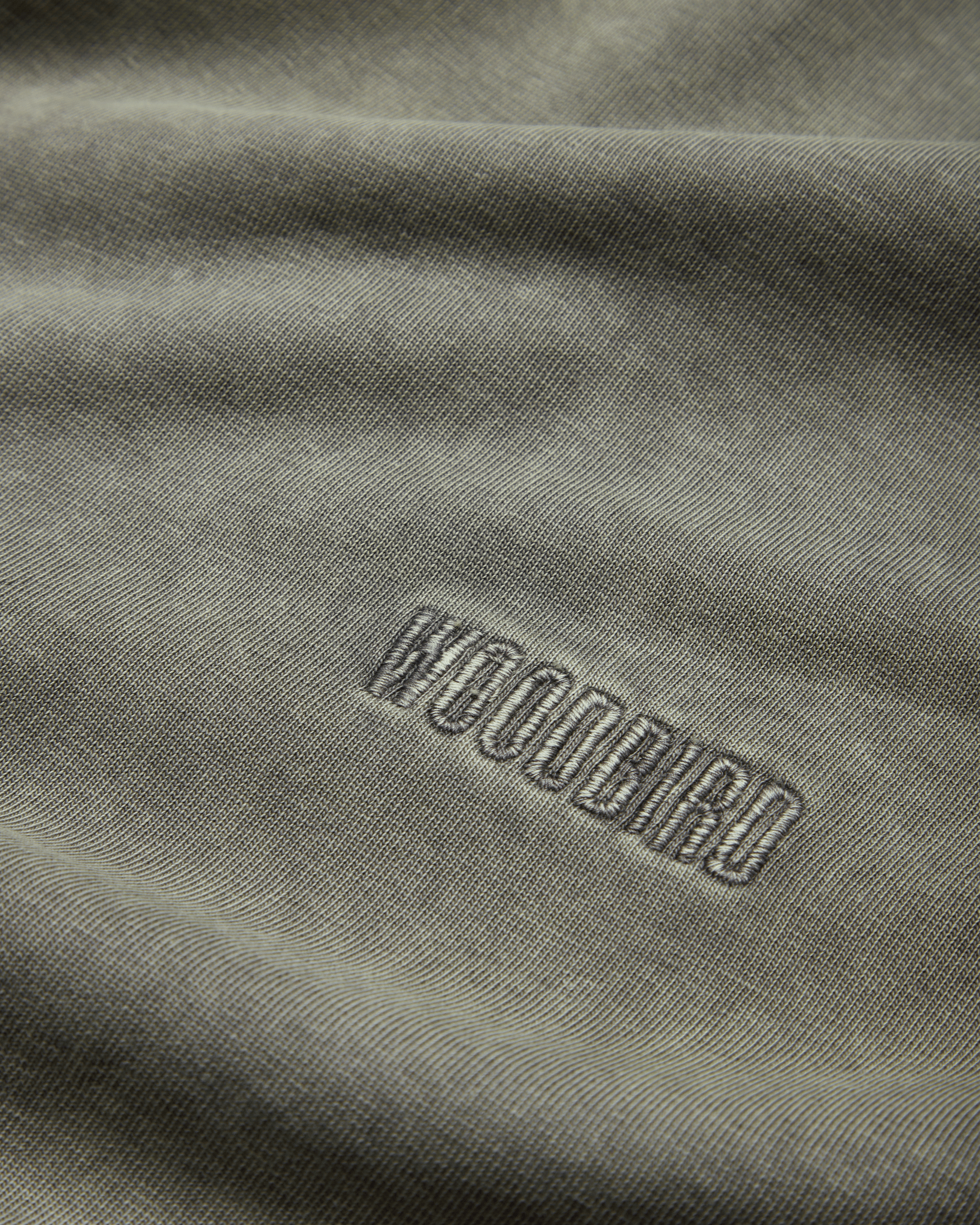 Woodbird WBBeam Tinted Tee T-Shirts Dusty Green