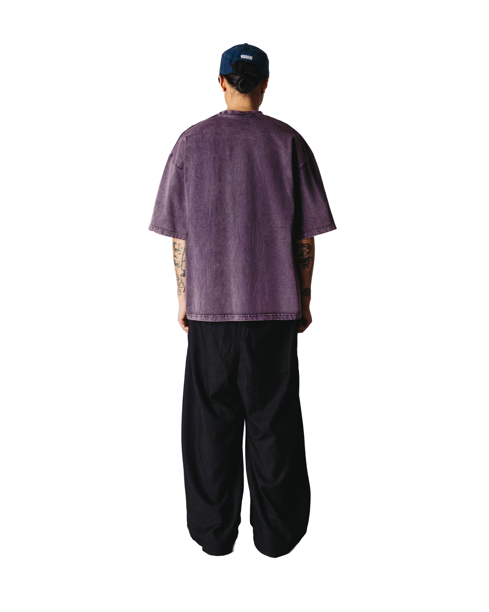 Woodbird WBBeam Tinted Tee T-Shirts Dusty Violet