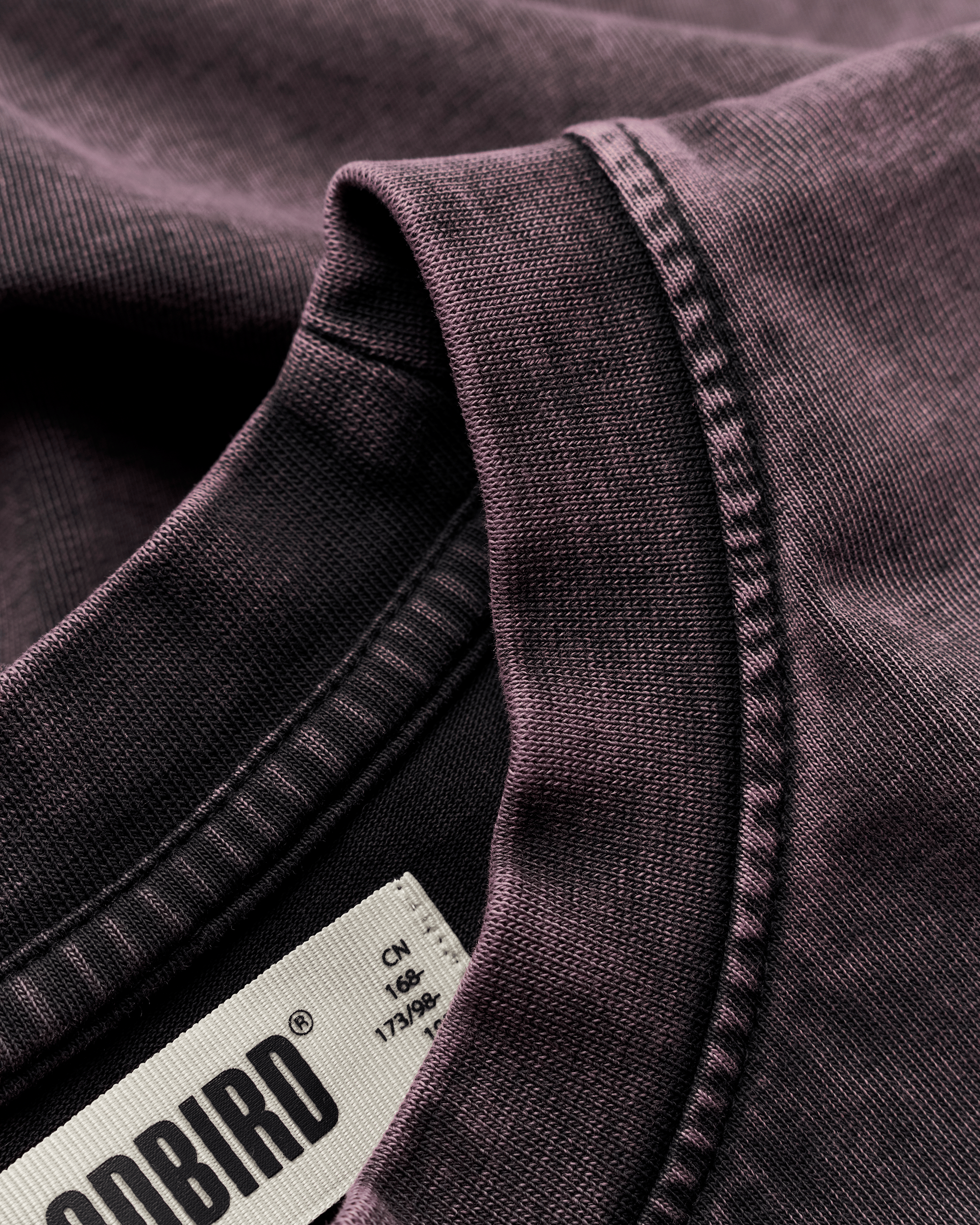 Woodbird WBBeam Tinted Tee T-Shirts Dusty Violet