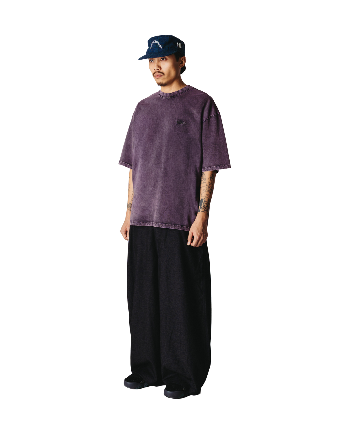 Woodbird WBBeam Tinted Tee T-Shirts Dusty Violet