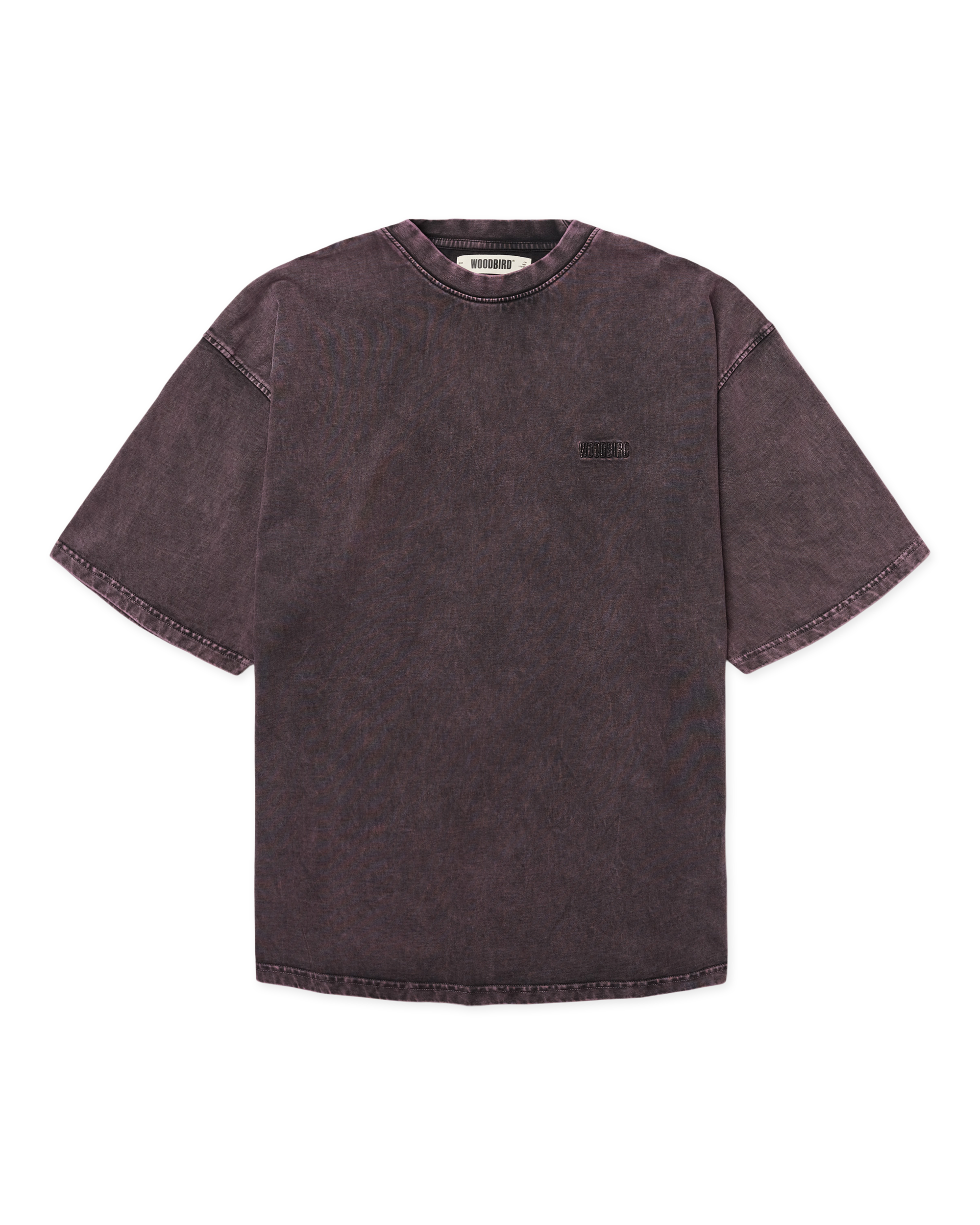 Woodbird WBBeam Tinted Tee T-Shirts Dusty Violet