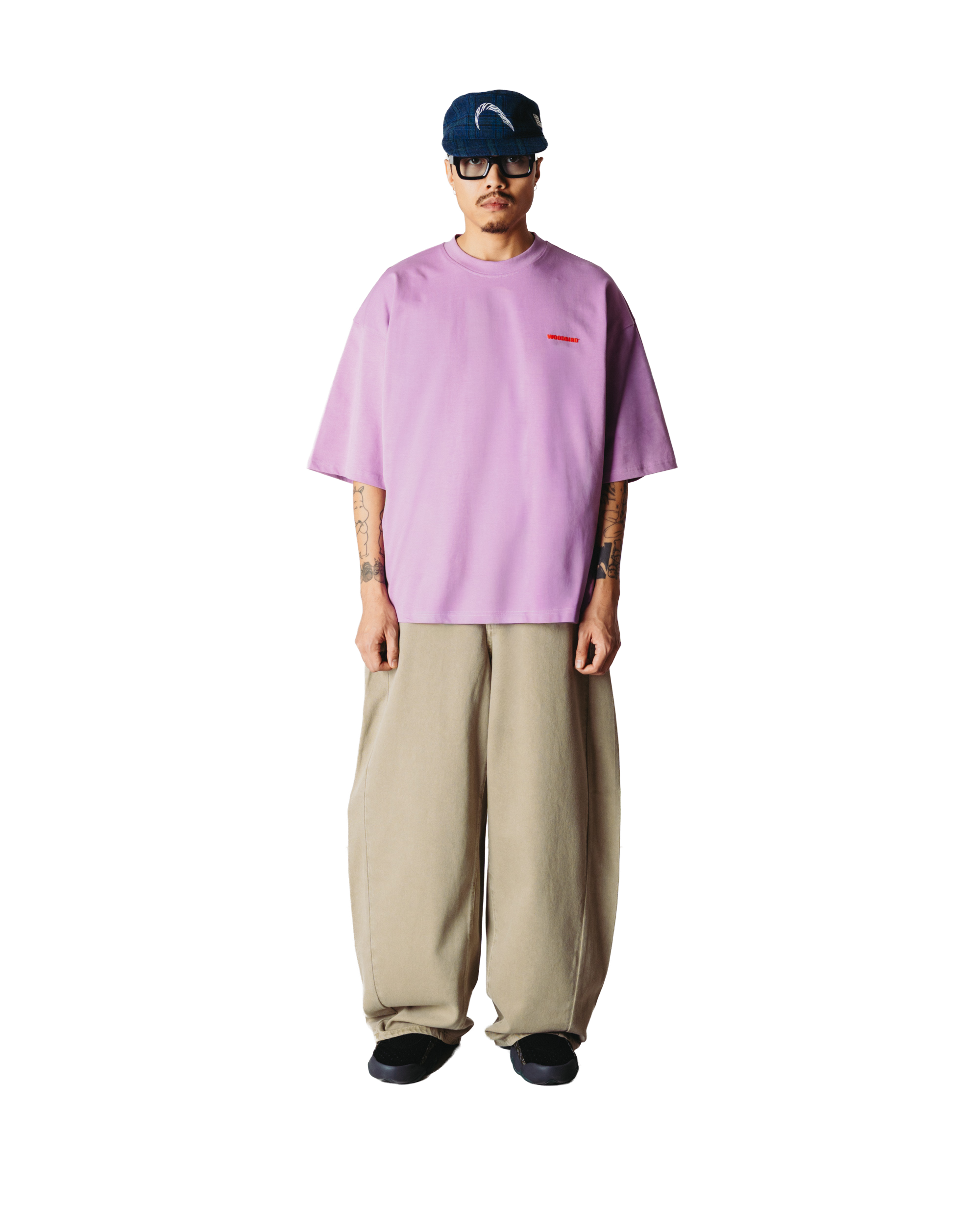 Woodbird WBBeam Tram Tee T-Shirts Dusty Violet