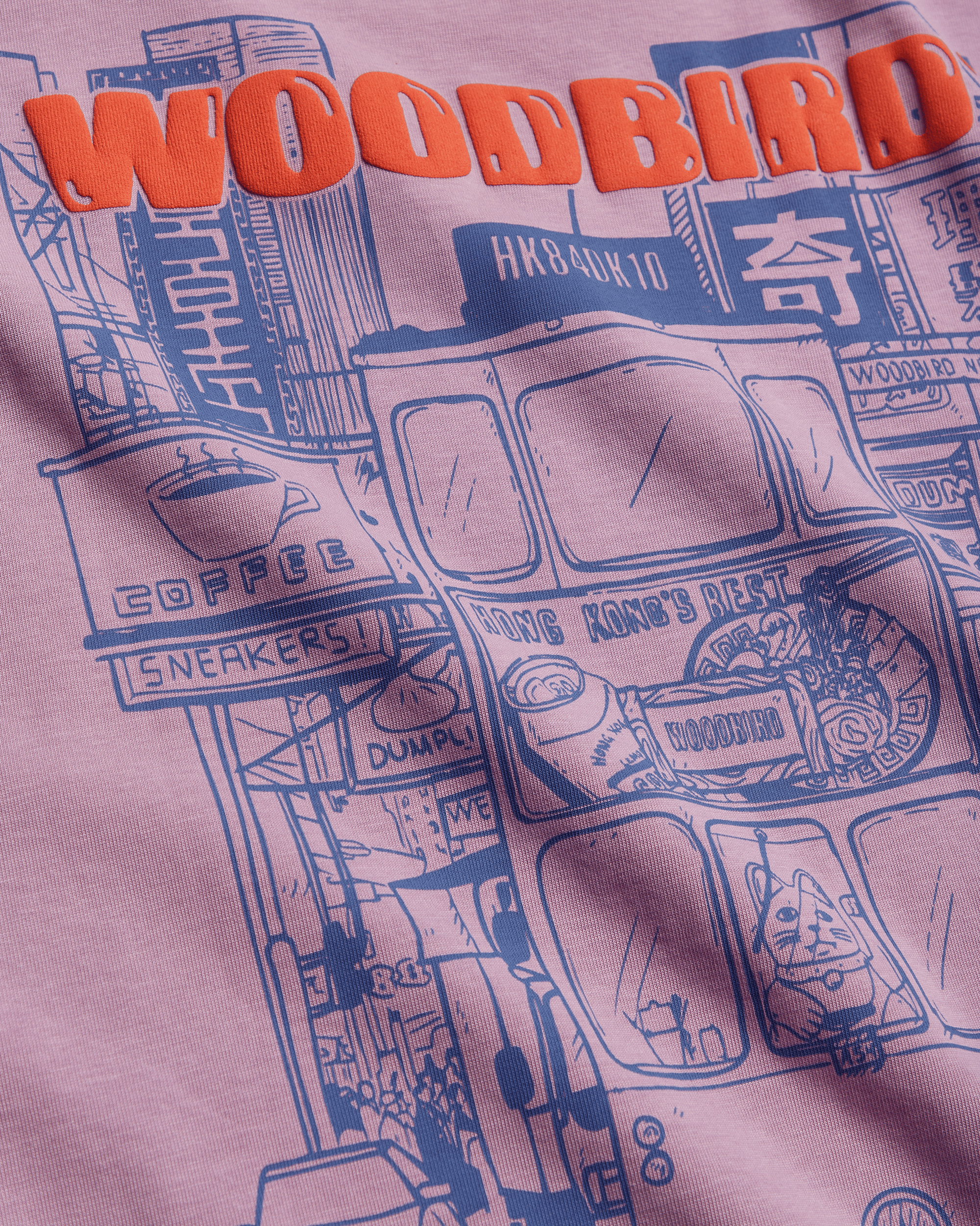 Woodbird WBBeam Tram Tee T-Shirts Dusty Violet