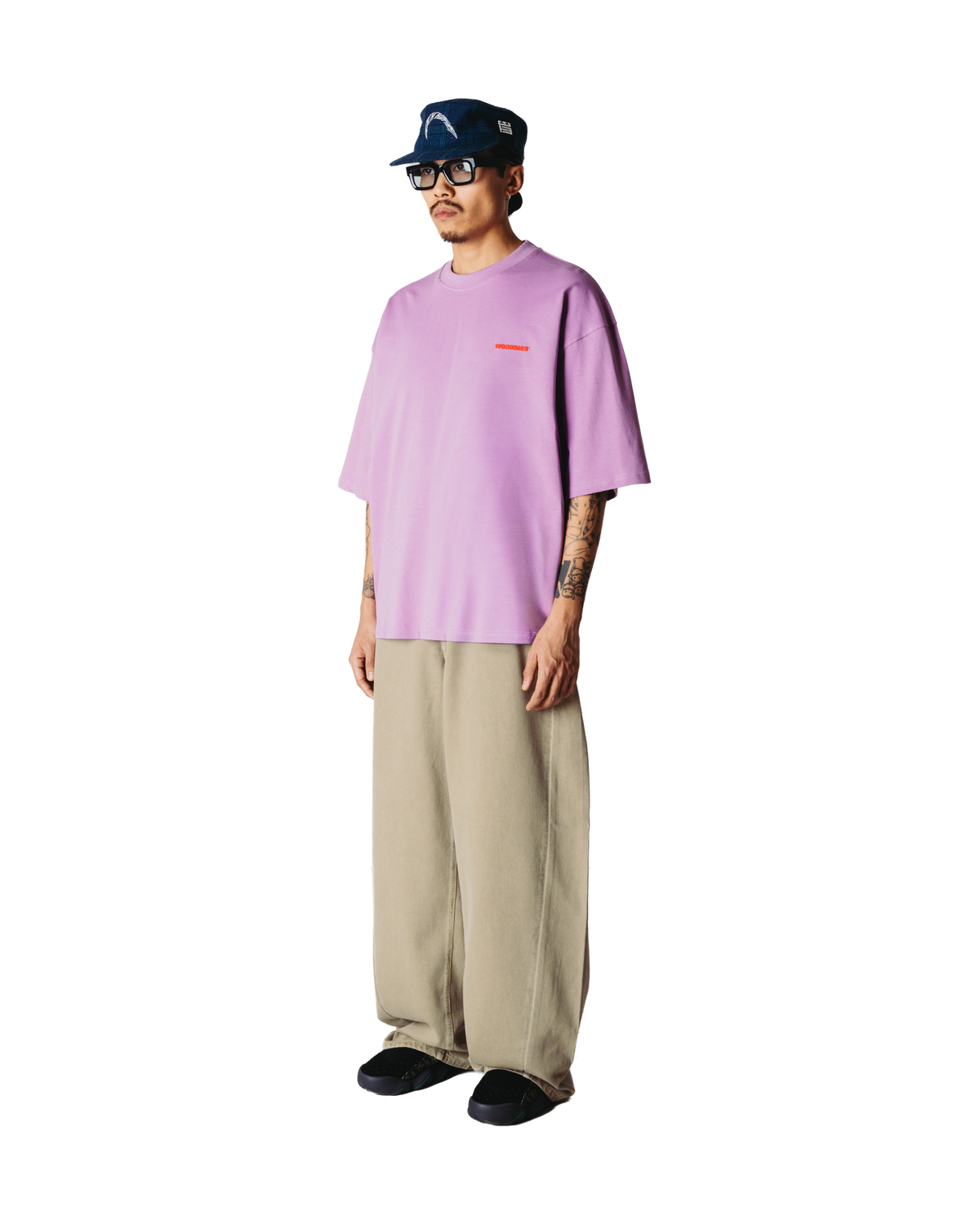 Woodbird WBBeam Tram Tee T-Shirts Dusty Violet