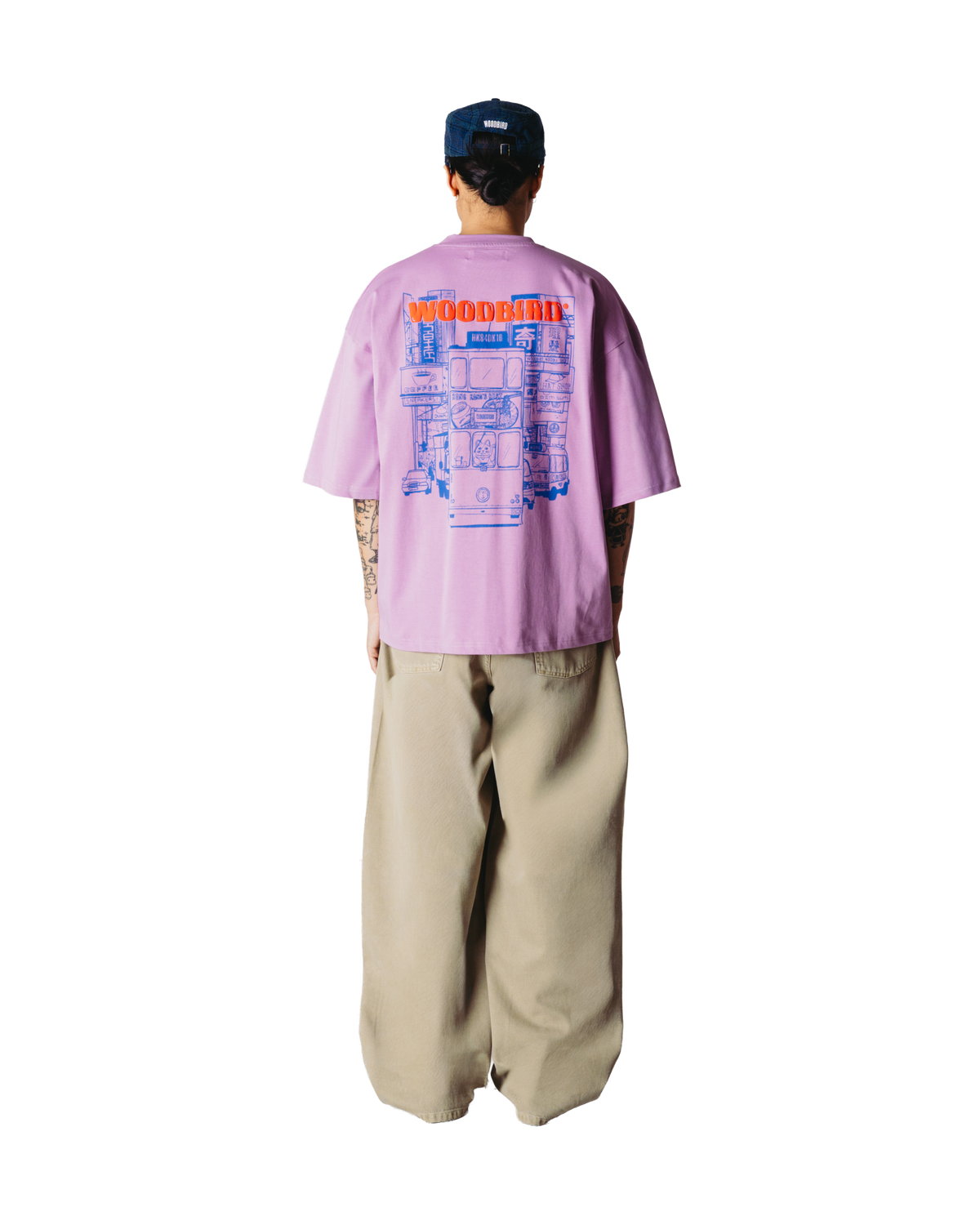 Woodbird WBBeam Tram Tee T-Shirts Dusty Violet