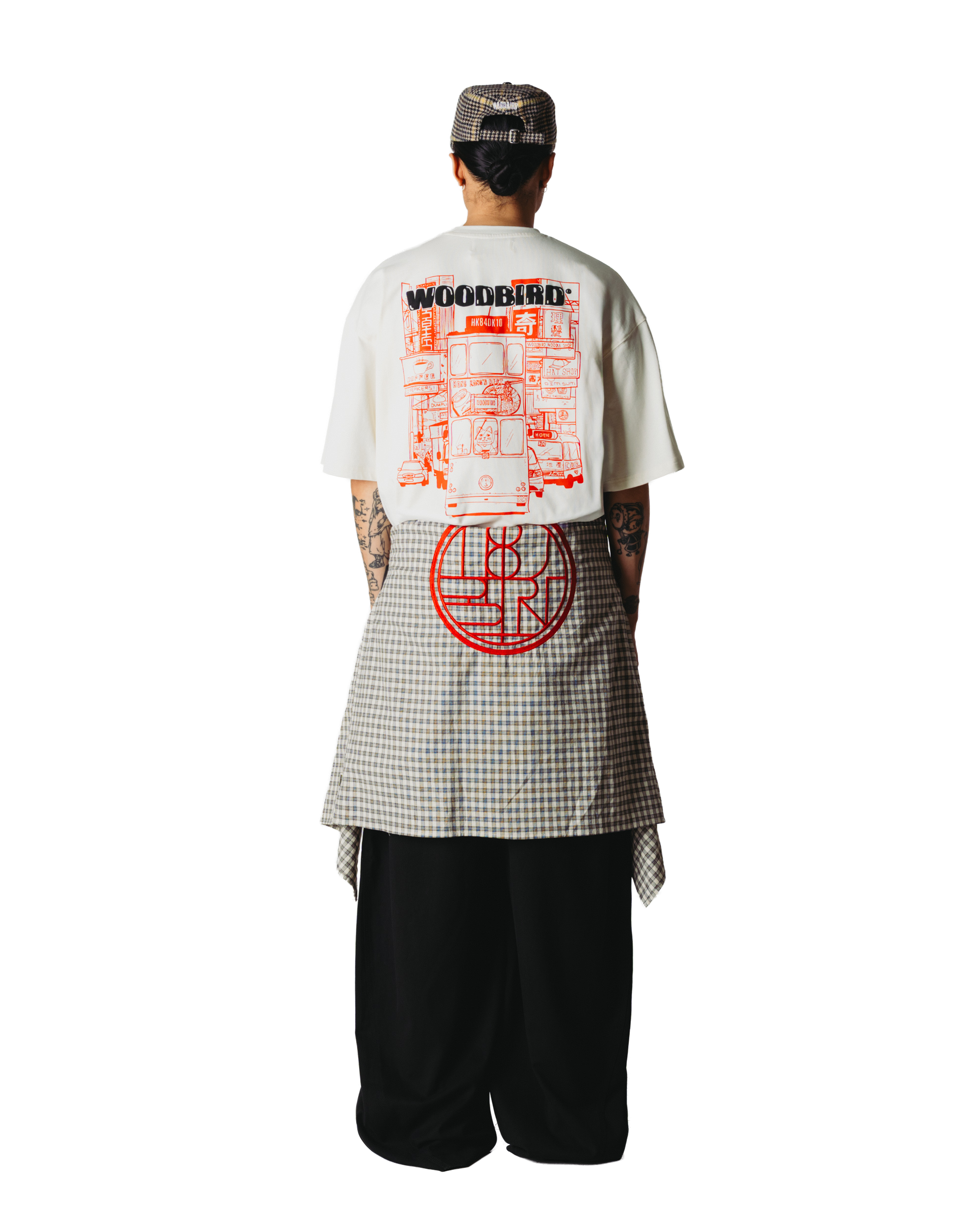 Woodbird WBBeam Tram Tee T-Shirts Off White
