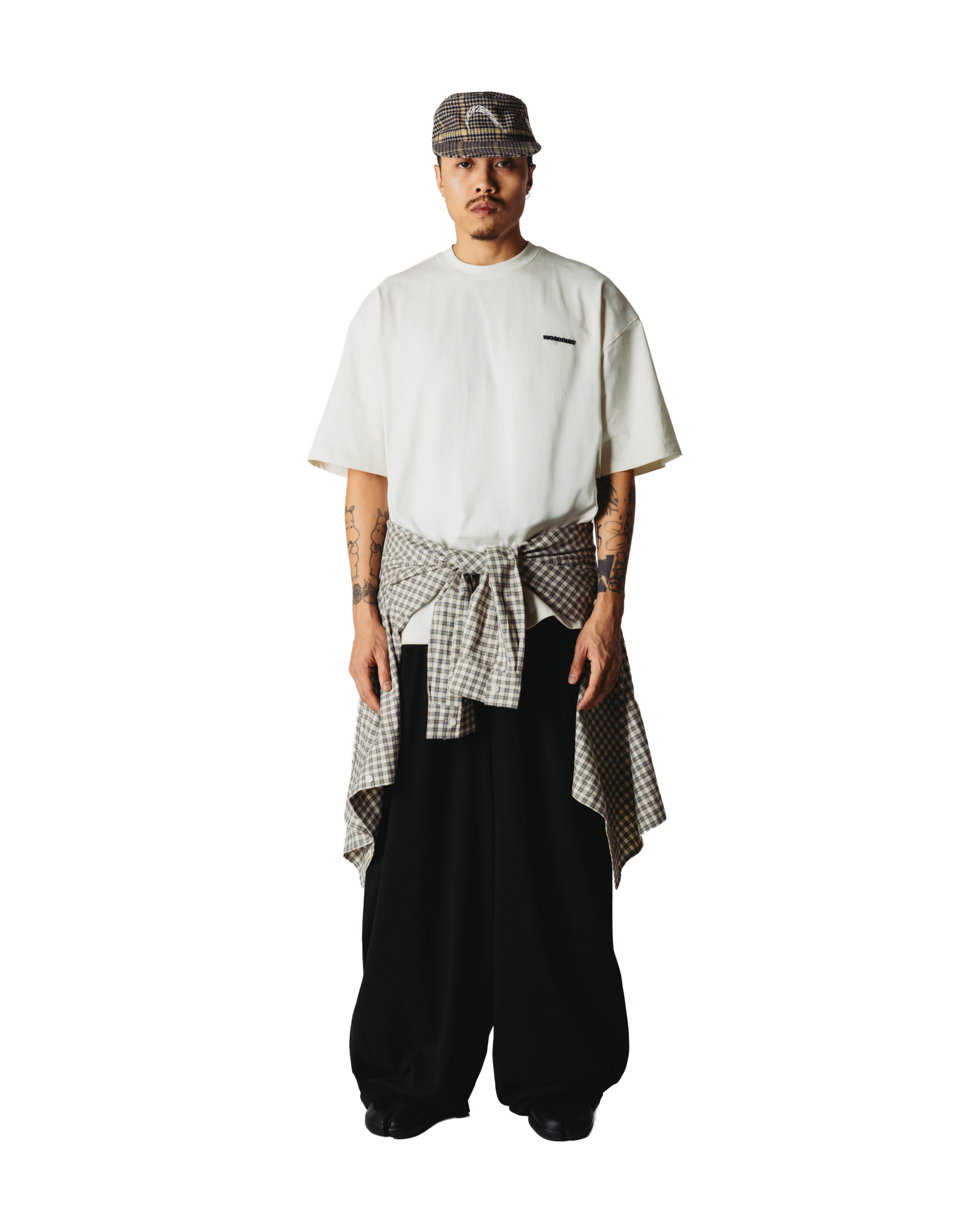 Woodbird WBBeam Tram Tee T-Shirts Off White