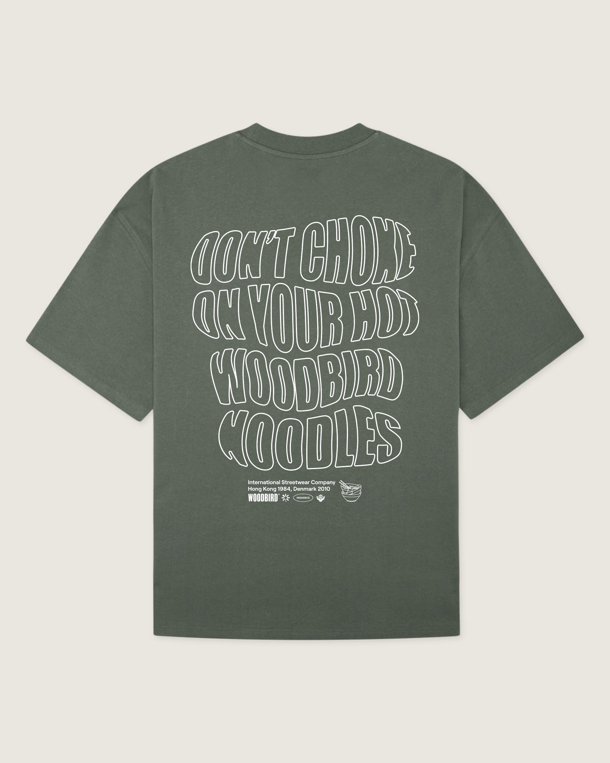 Woodbird WBBeam Wobble Tee T-Shirts Grey-Green